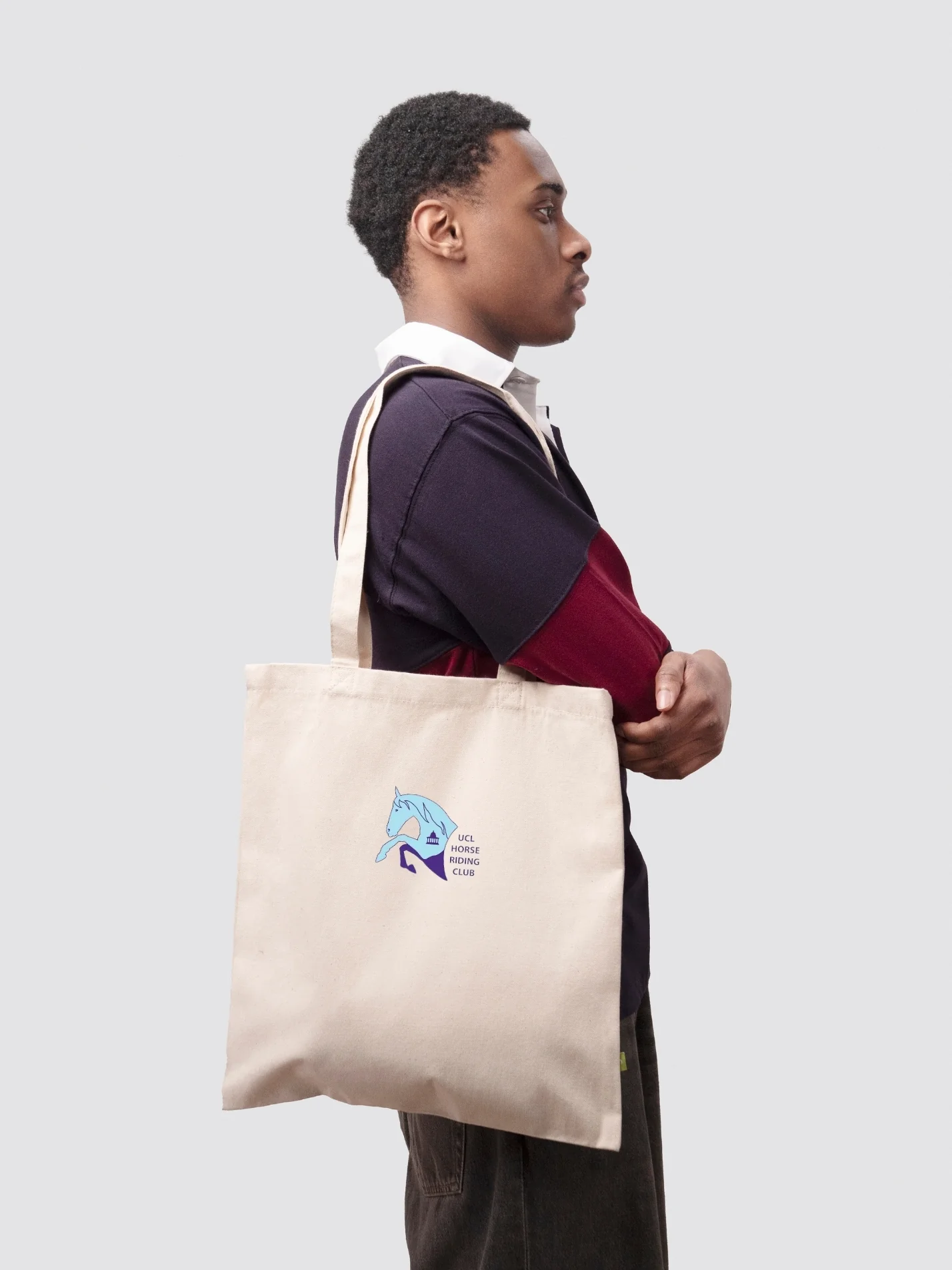 UCL Horseriding Organic Cotton Printed Tote Bag