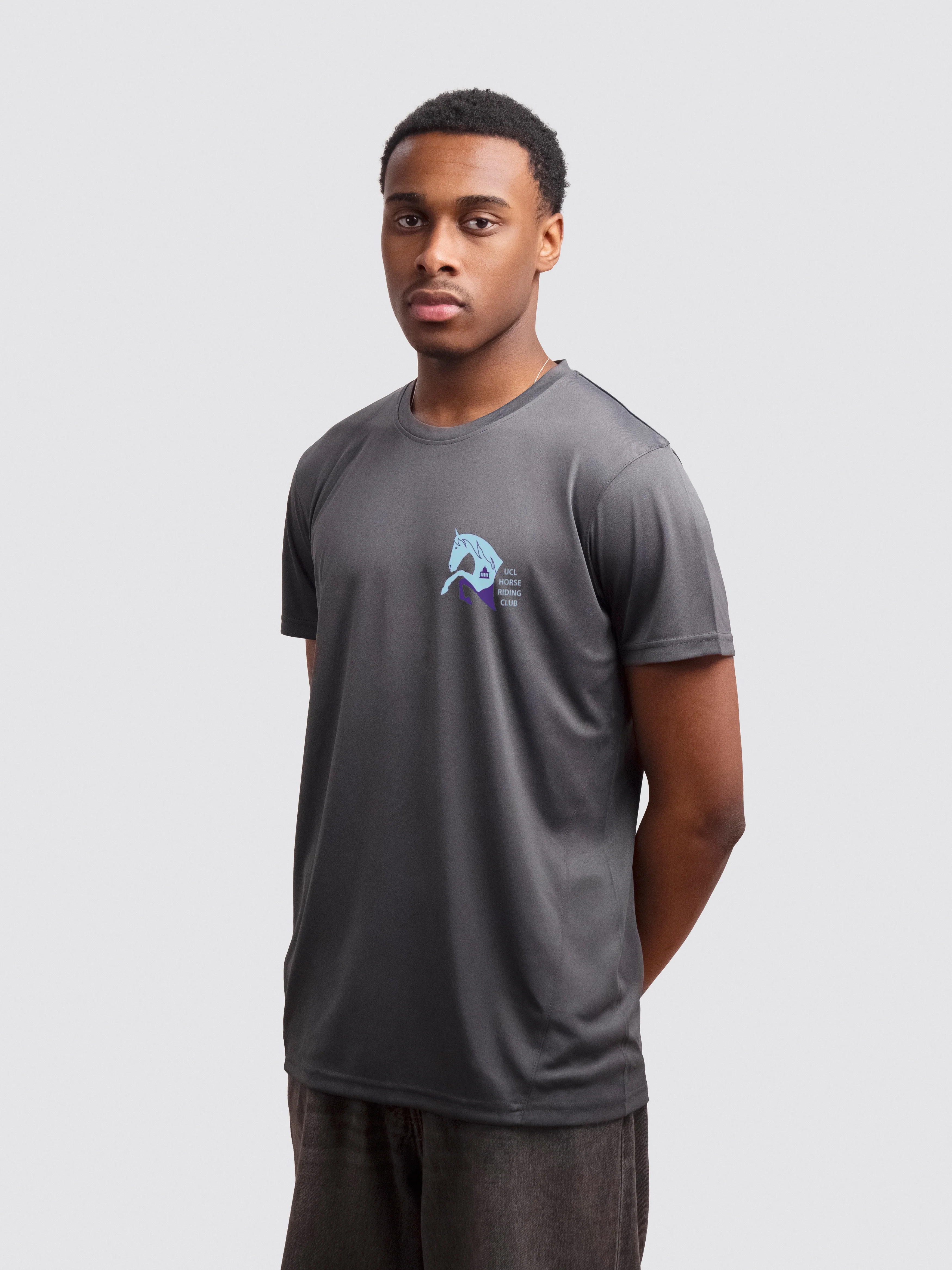 UCL Horseriding Sustainable Men's Performance T-Shirt - Image 2