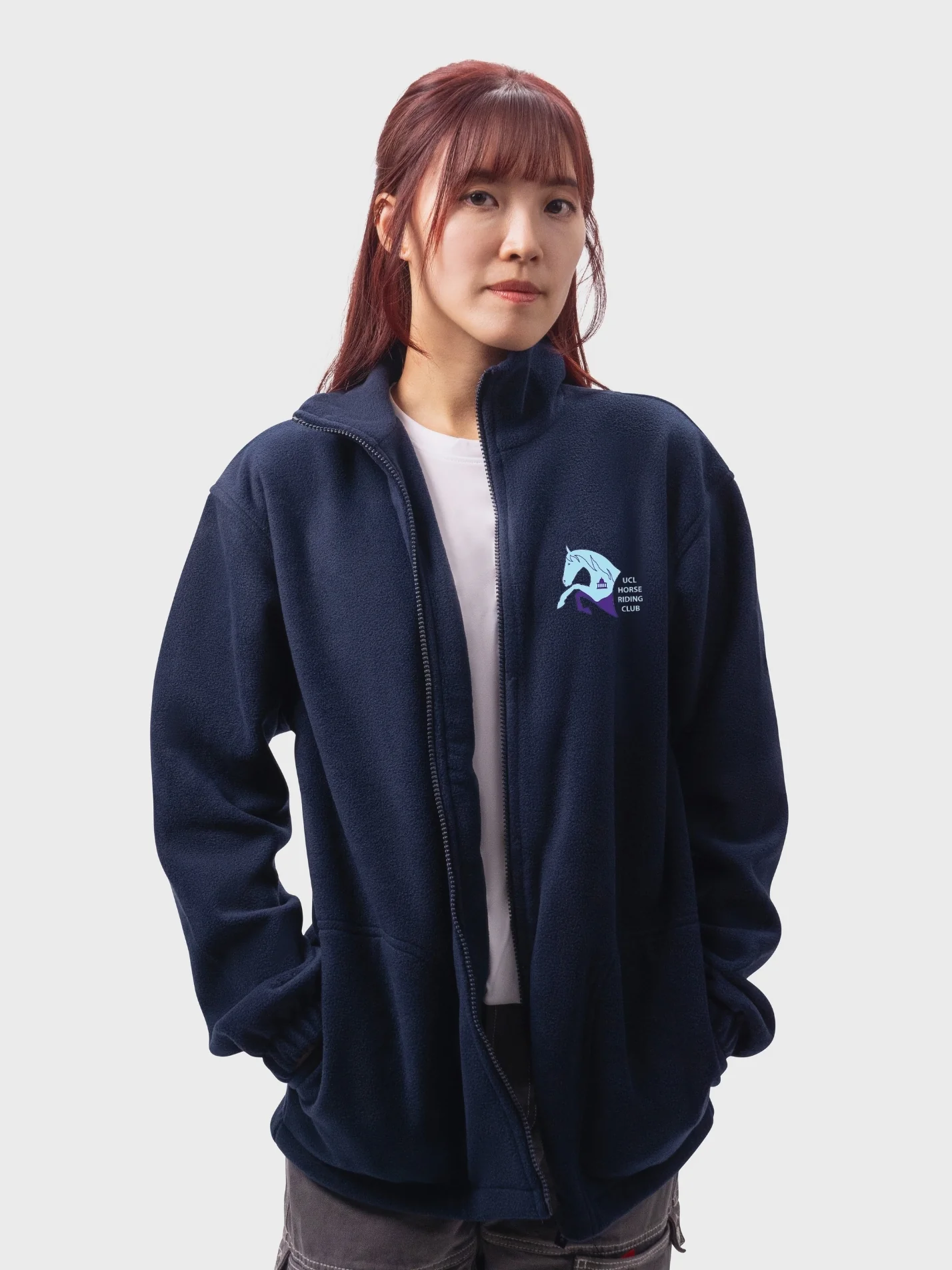 UCL Horseriding Unisex Polar Full Zip Fleece - Image 2
