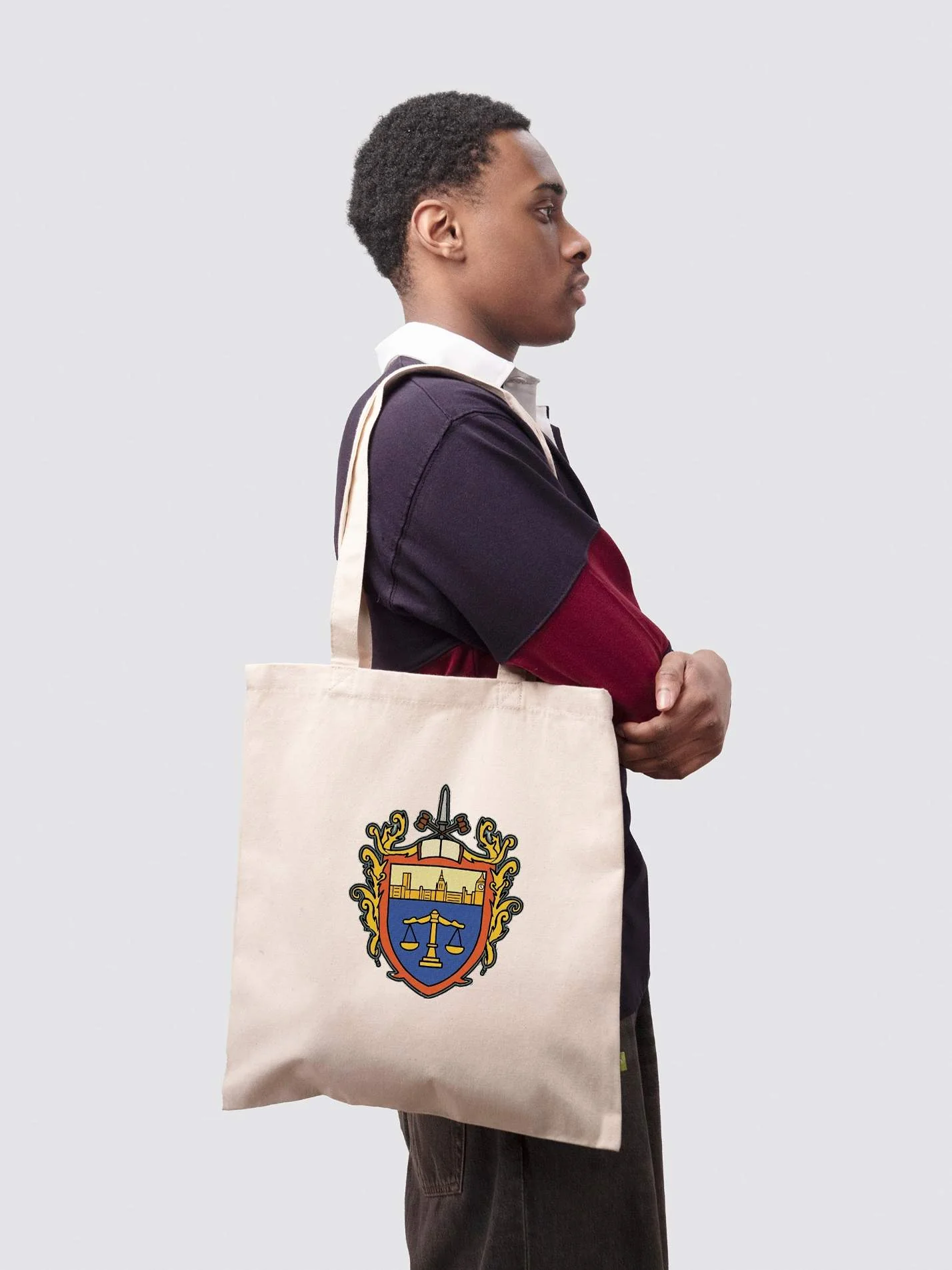 UCL Law Society Organic Cotton Printed Tote Bag