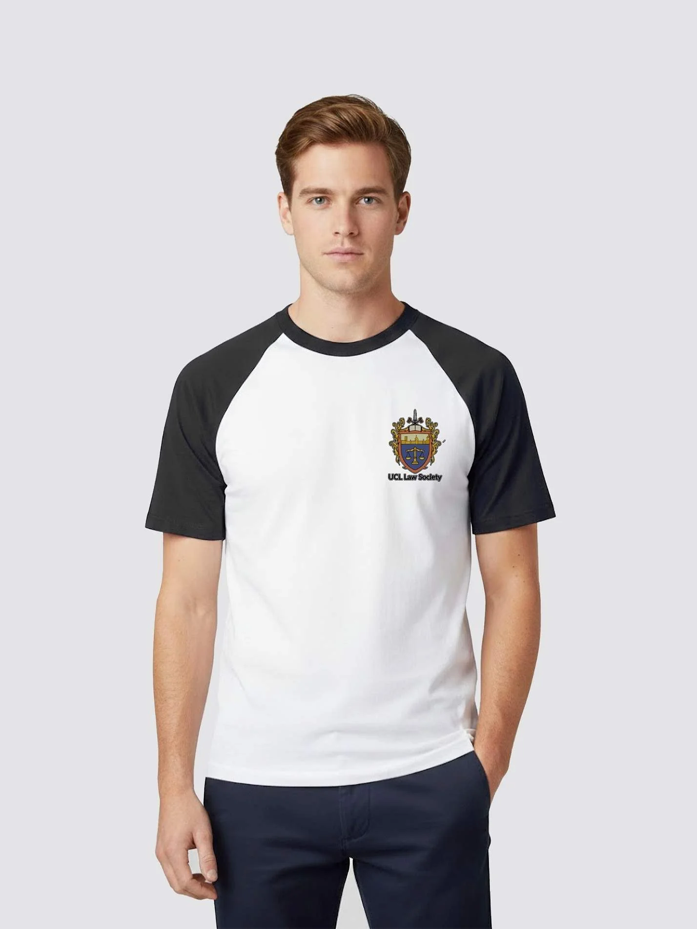 UCL Law Society Unisex Baseball T-Shirt