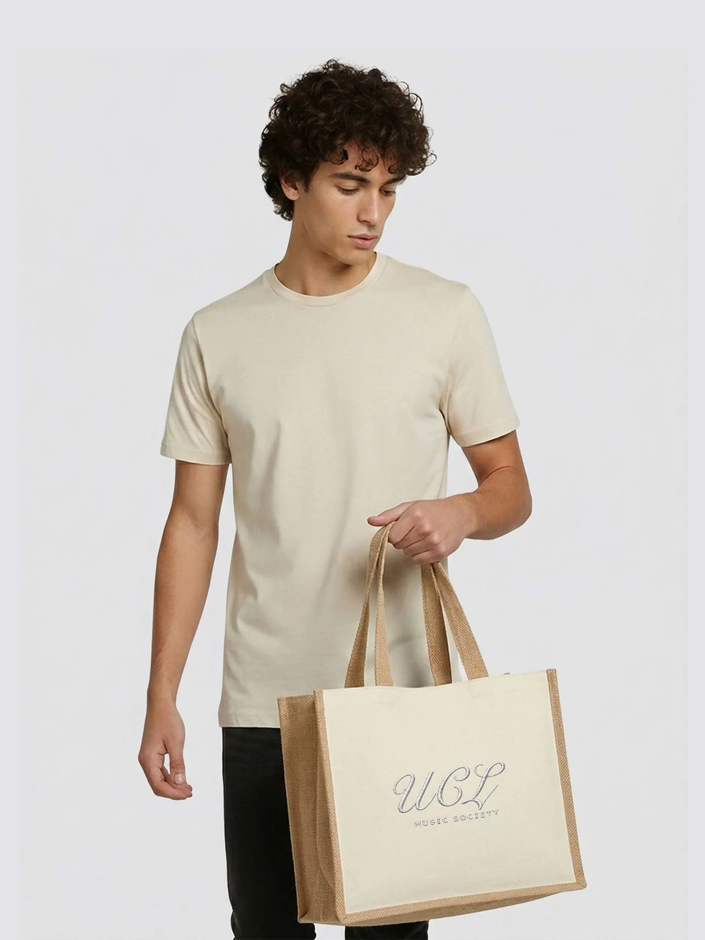 UCL Music Heritage Jute Canvas Shopper