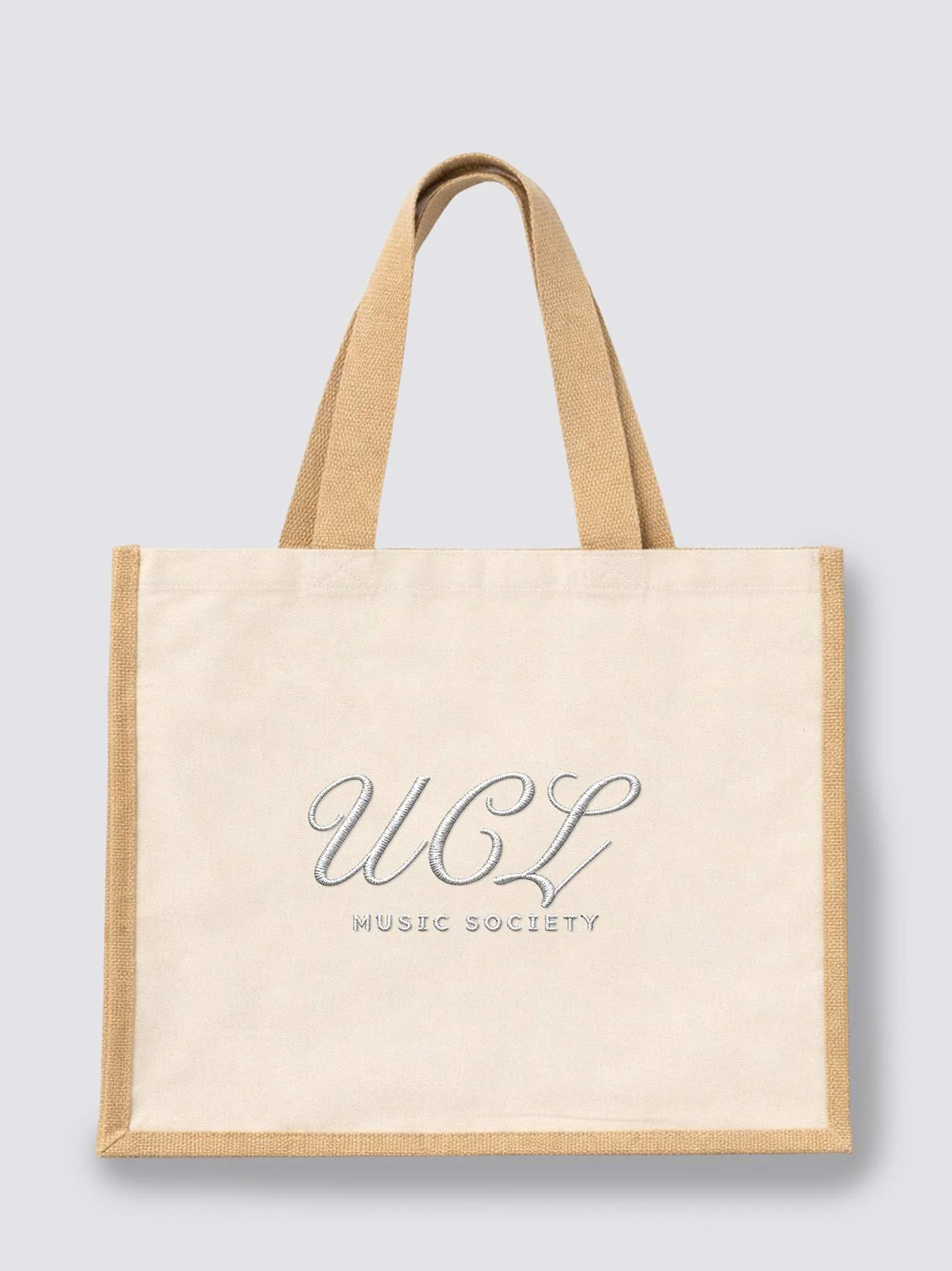 UCL Music Heritage Jute Canvas Shopper - Image 2