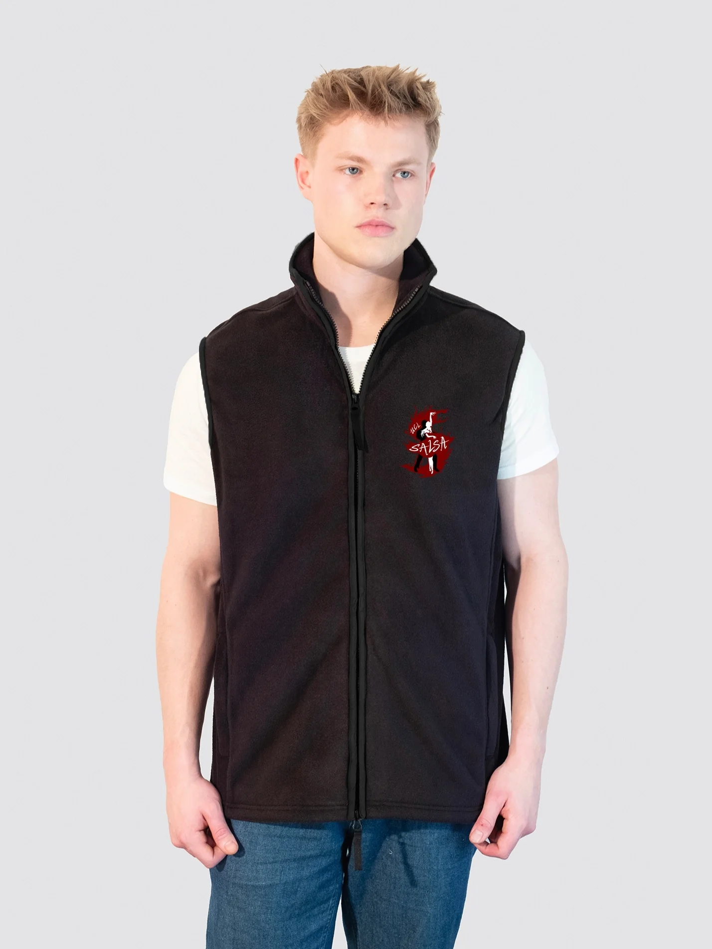 UCL Salsa Men's Heritage Gilet Fleece - Image 5