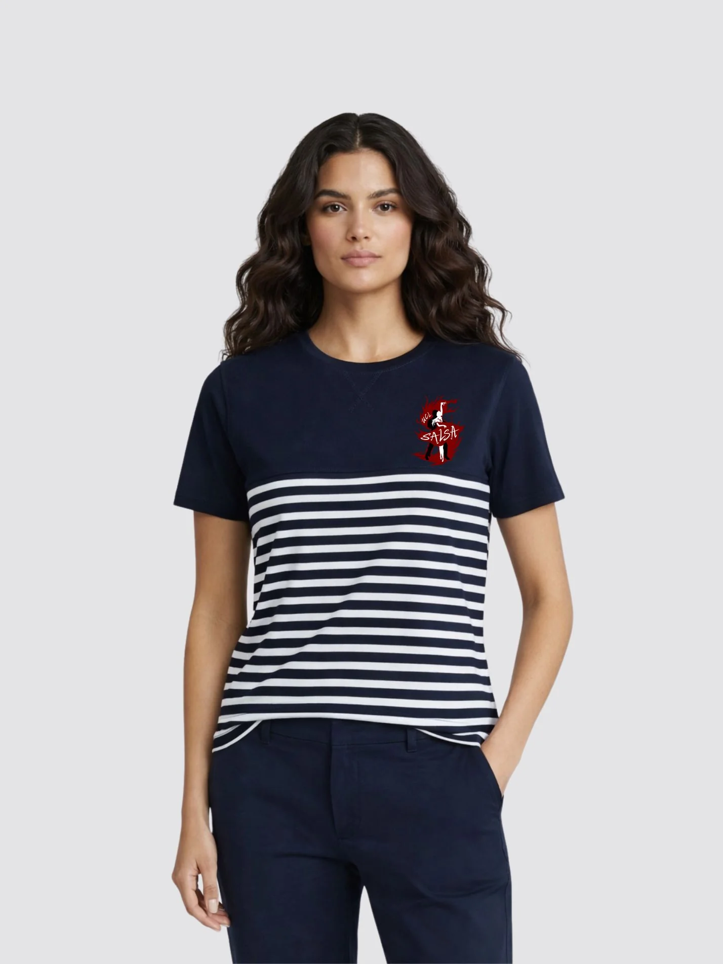 UCL Salsa Striped T-Shirt - Image 3