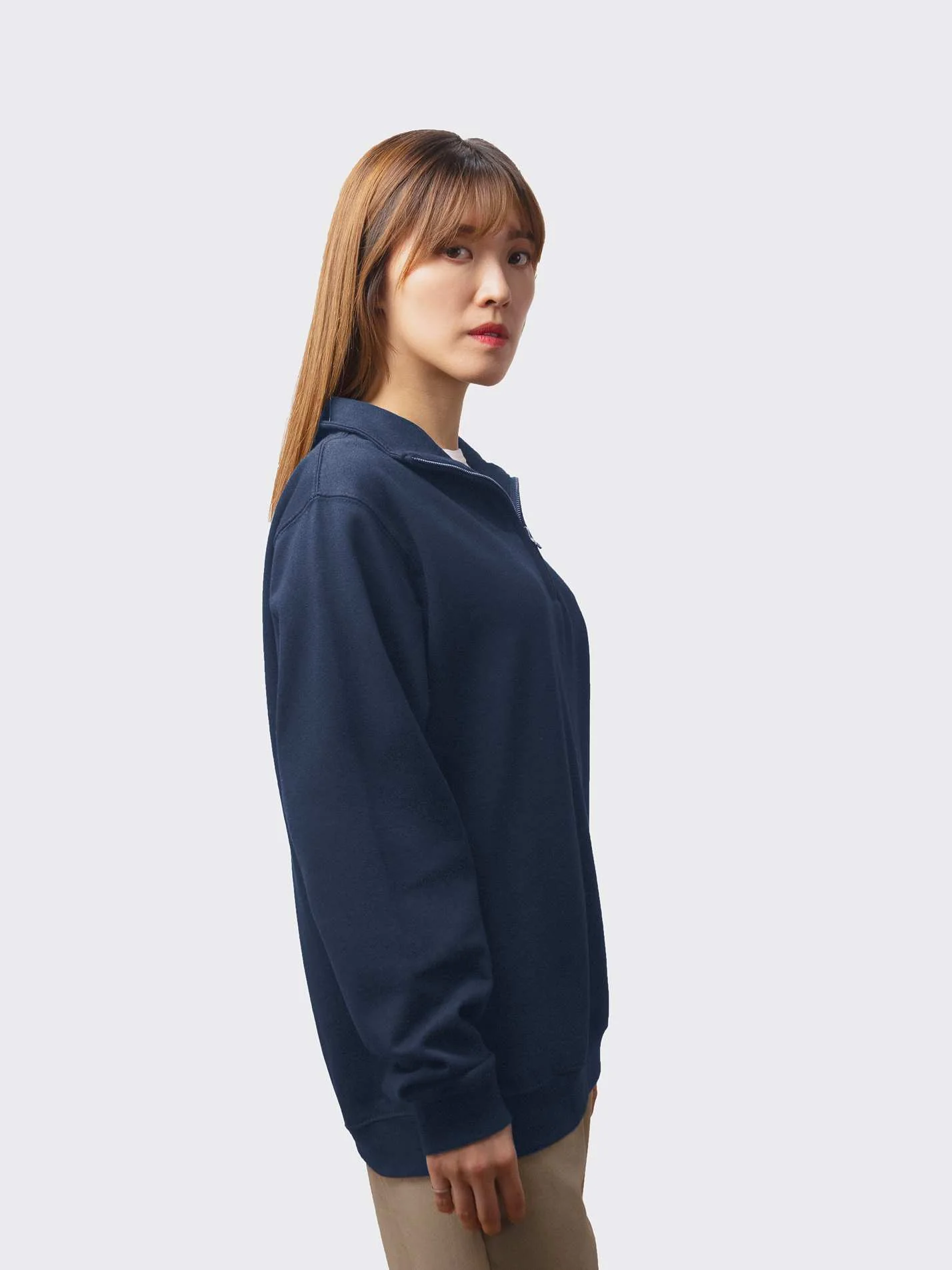 UCL School of Pharmacy Unisex 1/4 Zip Sweatshirt - Image 4