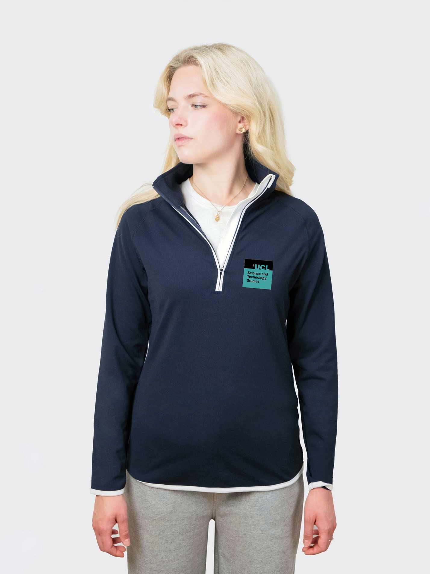 UCL Science and Technology Studies Department Ladies Performance 1/4 Zip Sweatshirt