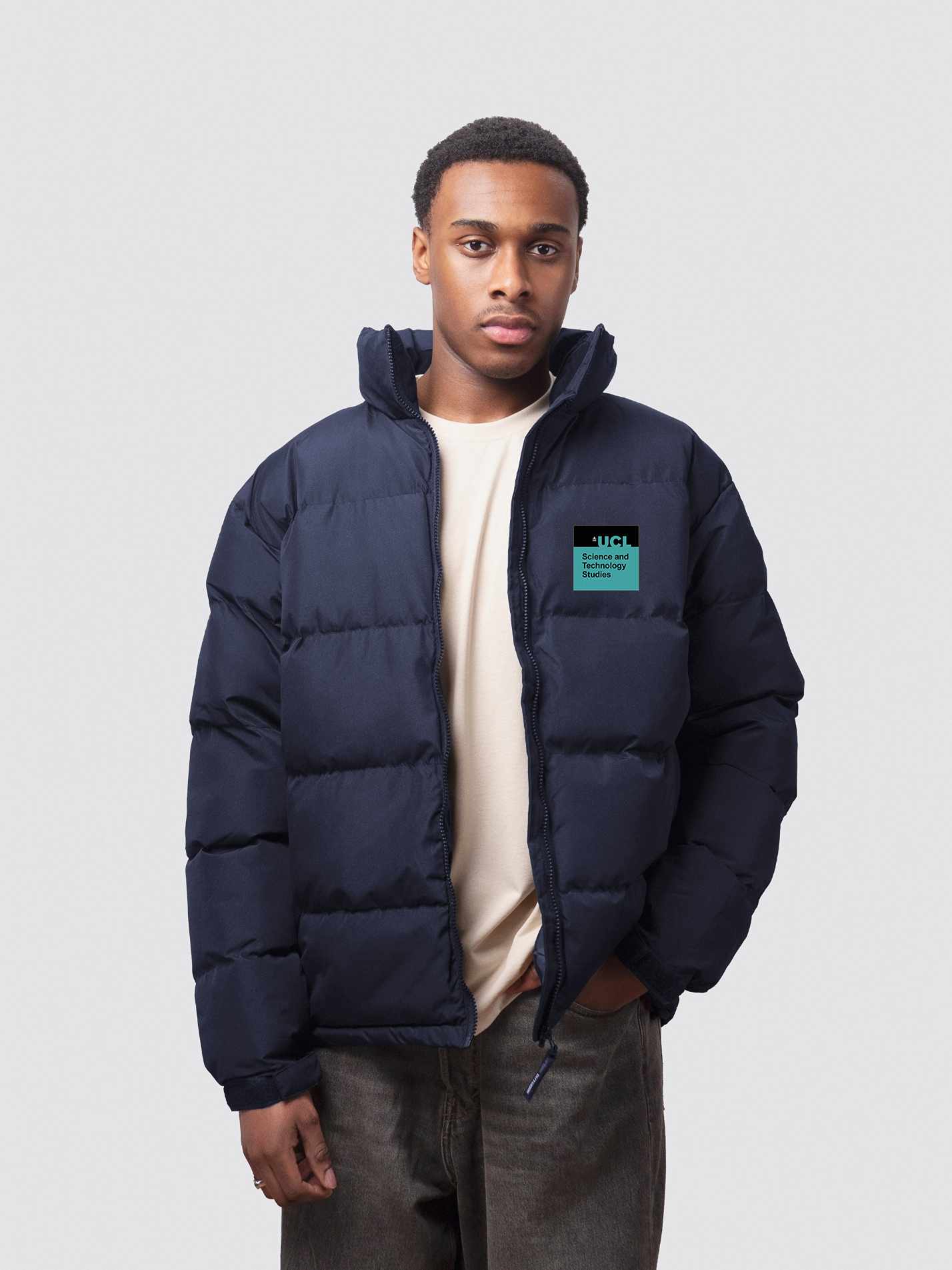 UCL Science and Technology Studies Department Men's Puffer Jacket - Image 3
