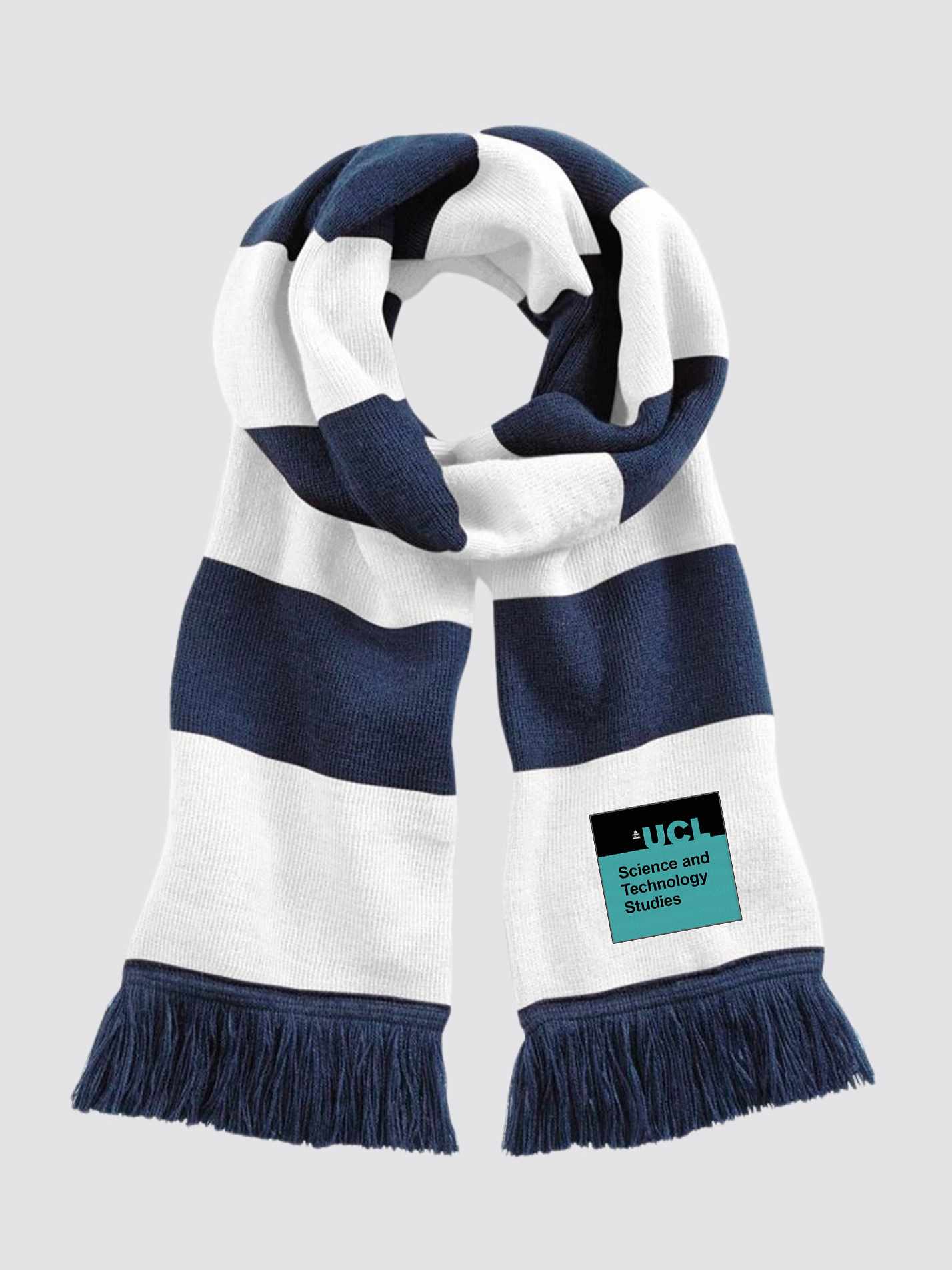 UCL Science and Technology Studies Department Striped Scarf
