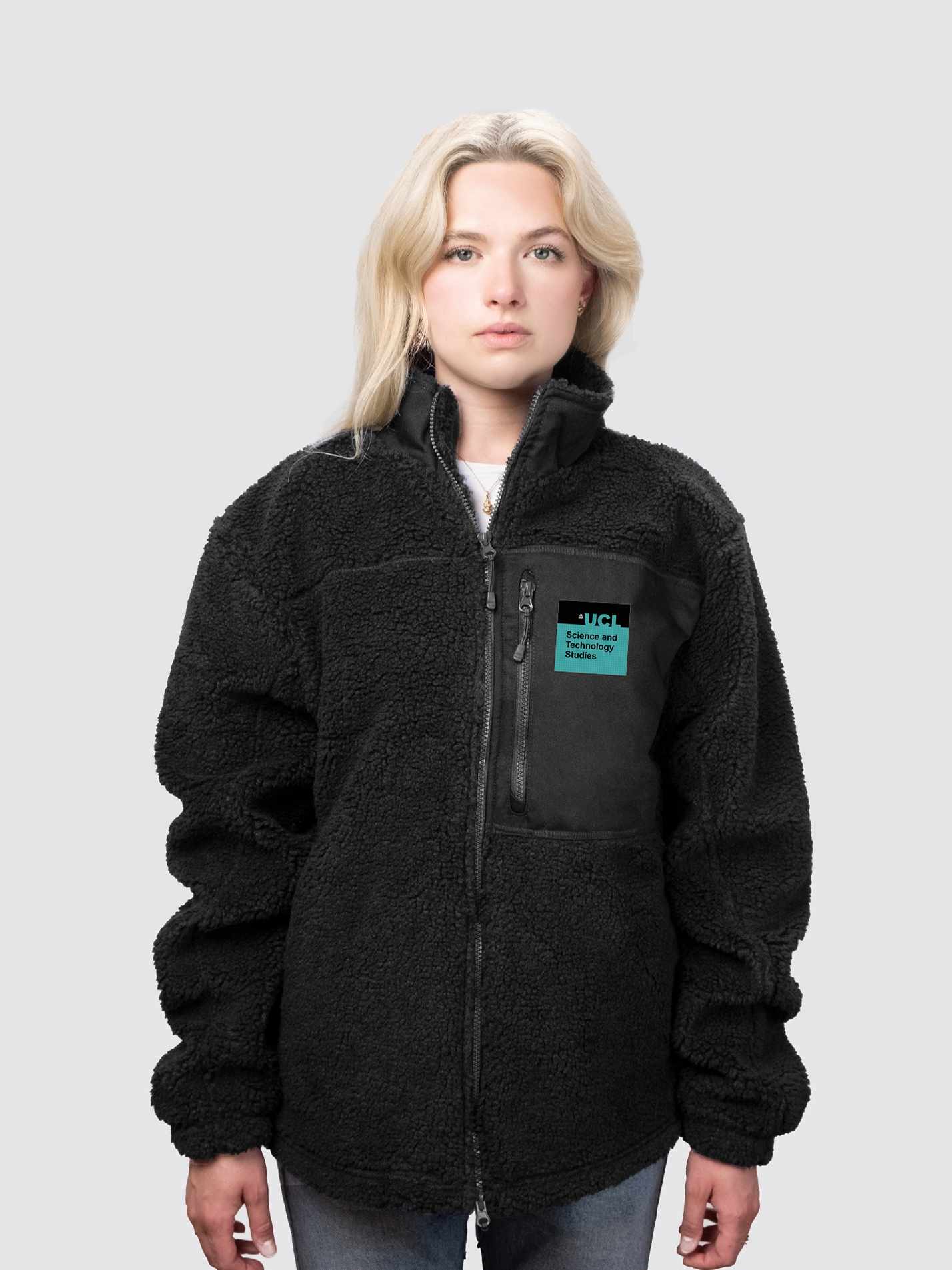 UCL Science and Technology Studies Department Unisex Fluffy Sherpa Fleece Jacket
