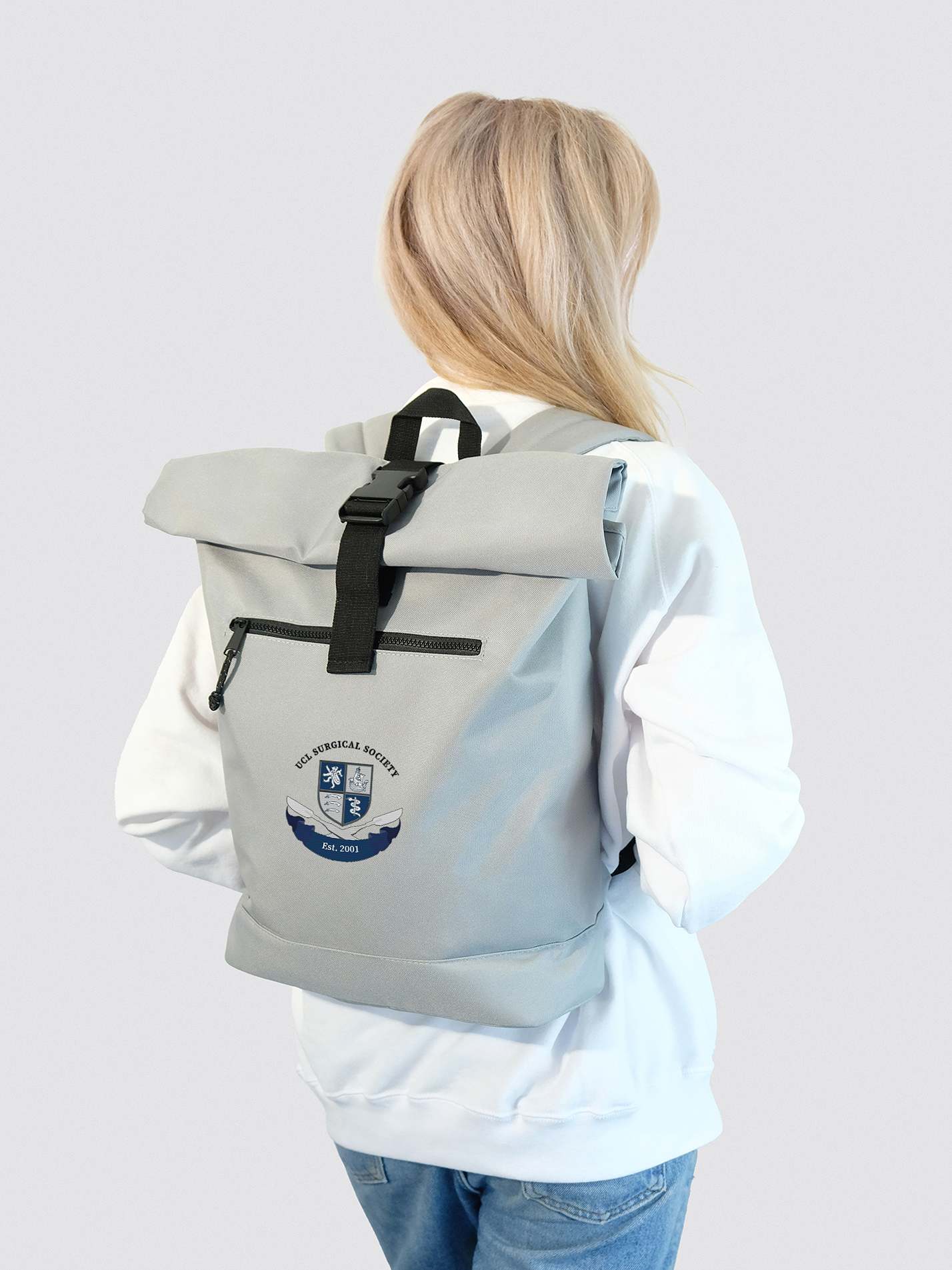 UCL Surgical Society Roll Top Backpack