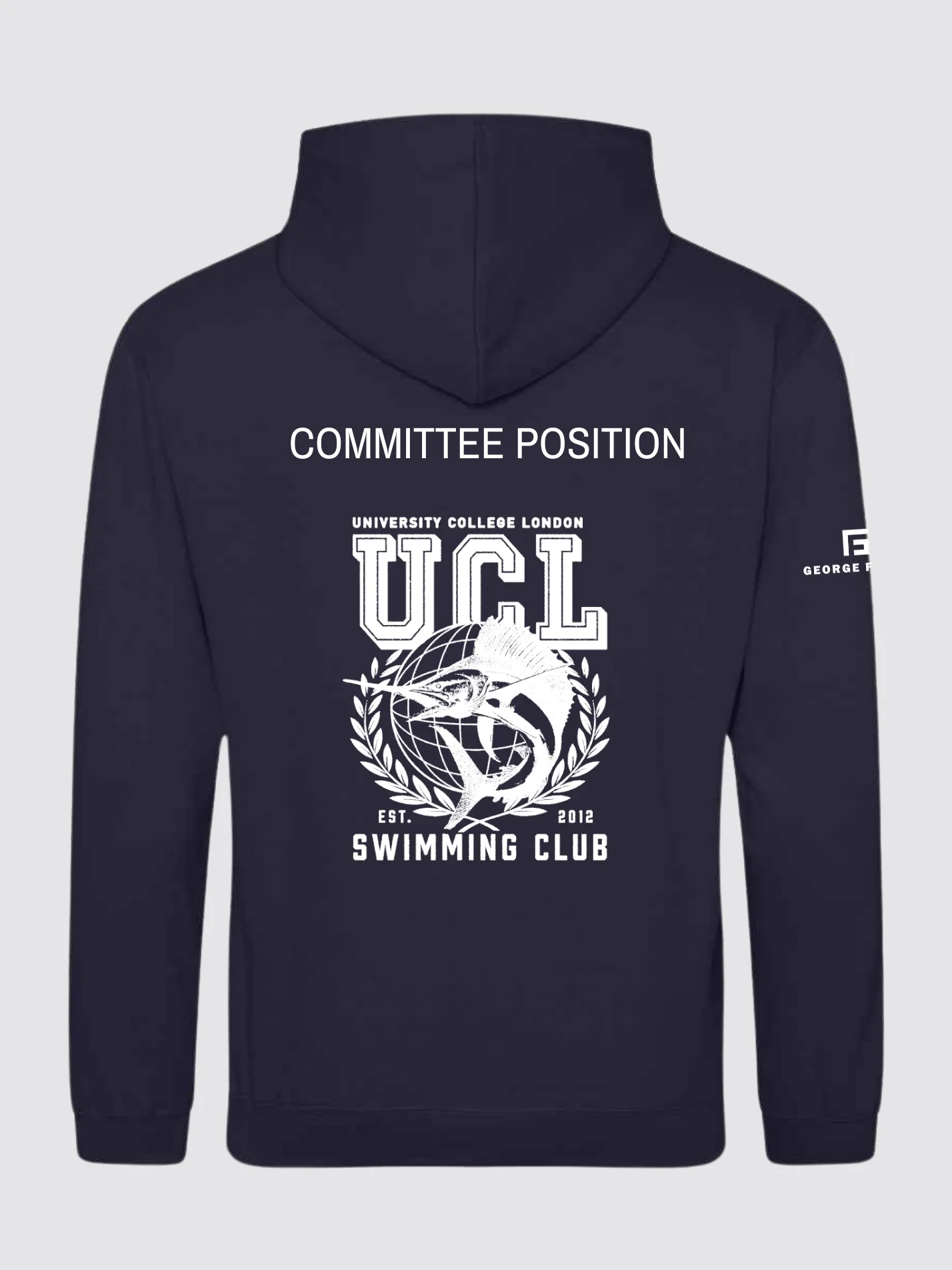 UCL Swimming Unisex Hoodie - Image 3