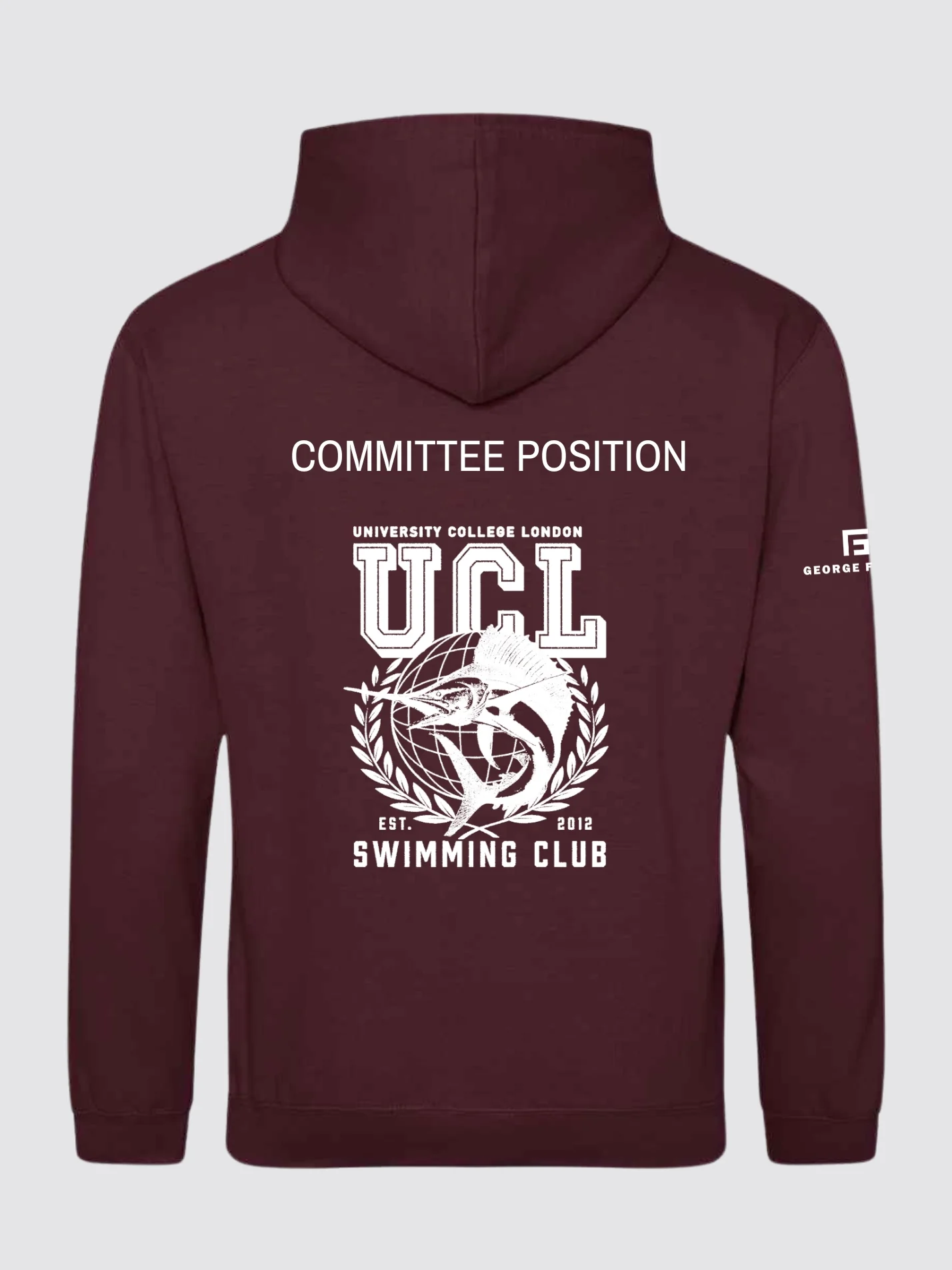 UCL Swimming Unisex Hoodie - Image 5