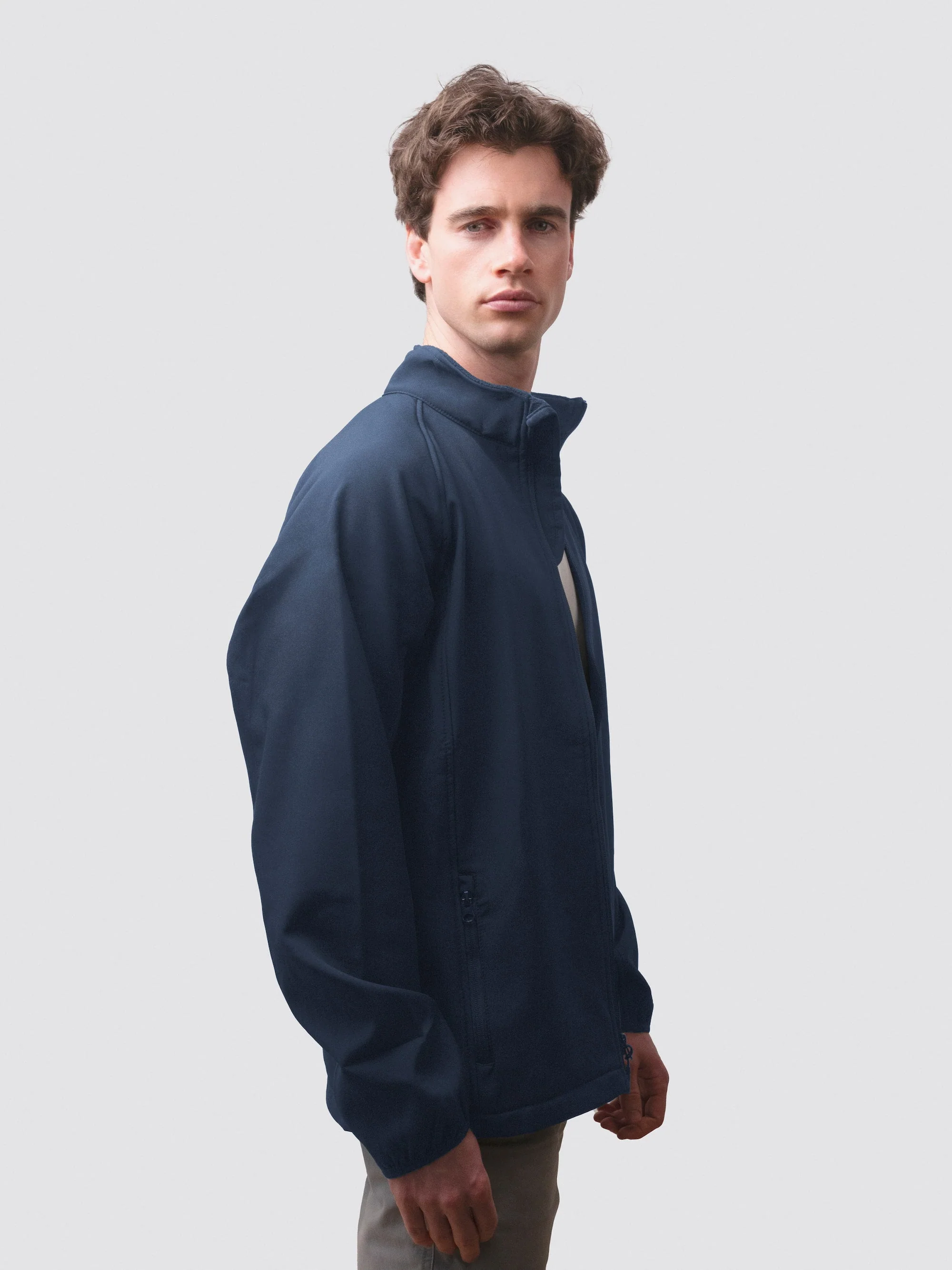 UCL Tennis Sustainable Men's Soft Shell Jacket - Image 4