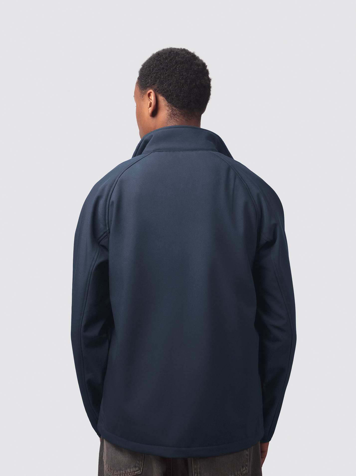 UCL Ukrainian Society Sustainable Men's Soft Shell Jacket - Image 4