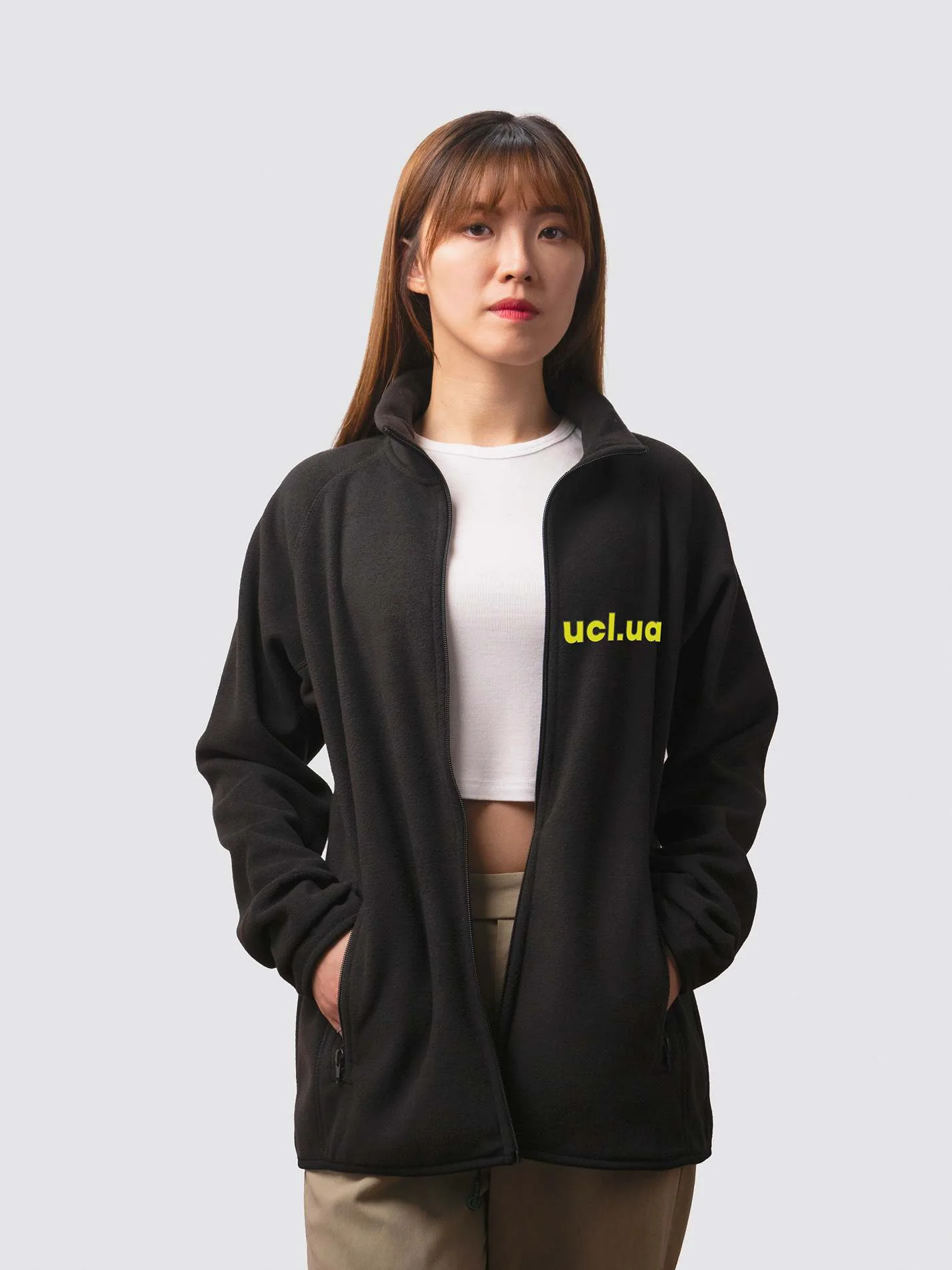 UCL Ukrainian Society Sustainable Unisex Full Zip Fleece