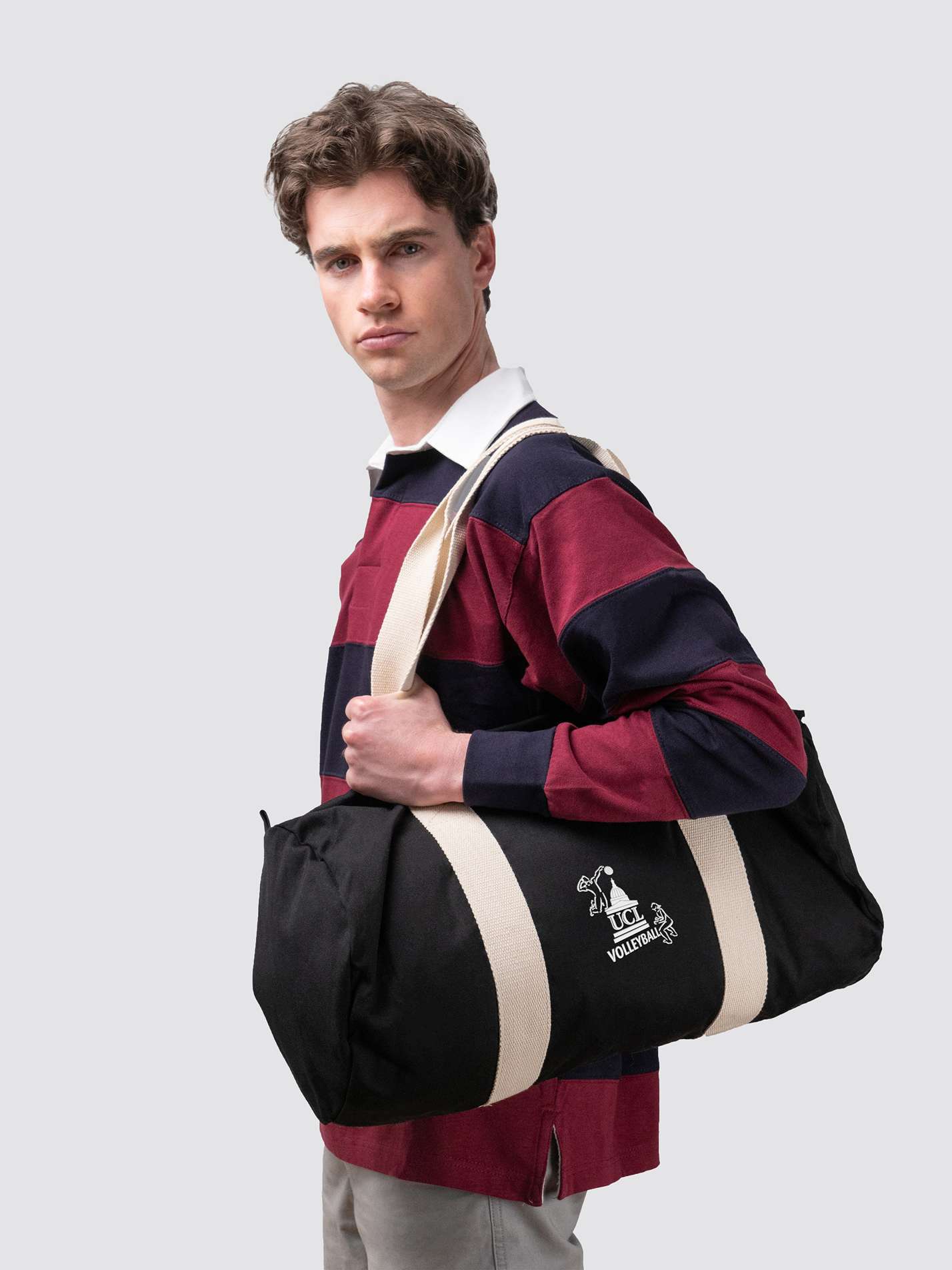 UCL Volleyball Organic Cotton Canvas Barrel Bag