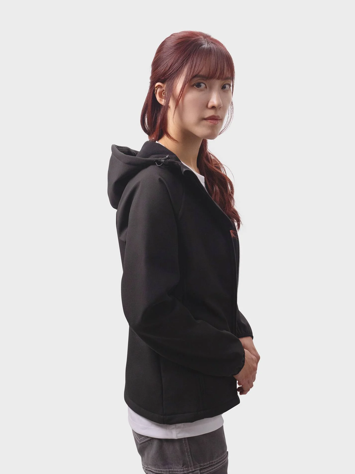 United Hospitals Ladies Hooded Soft Shell Jacket - Image 2
