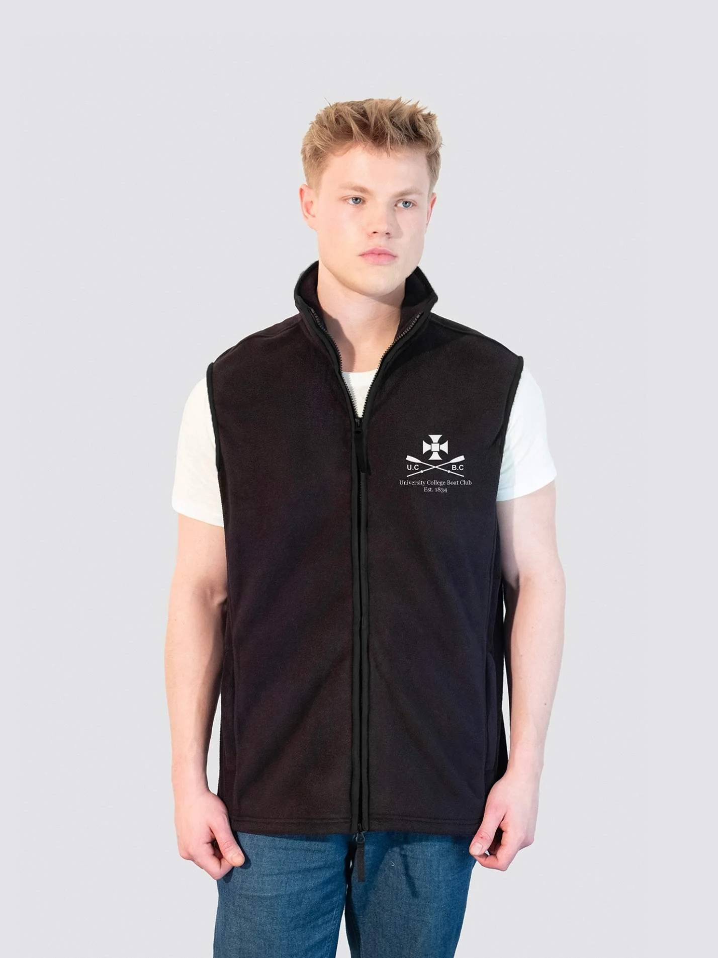 University College Boat Club - Durham Men's Heritage Gilet Fleece - Image 5