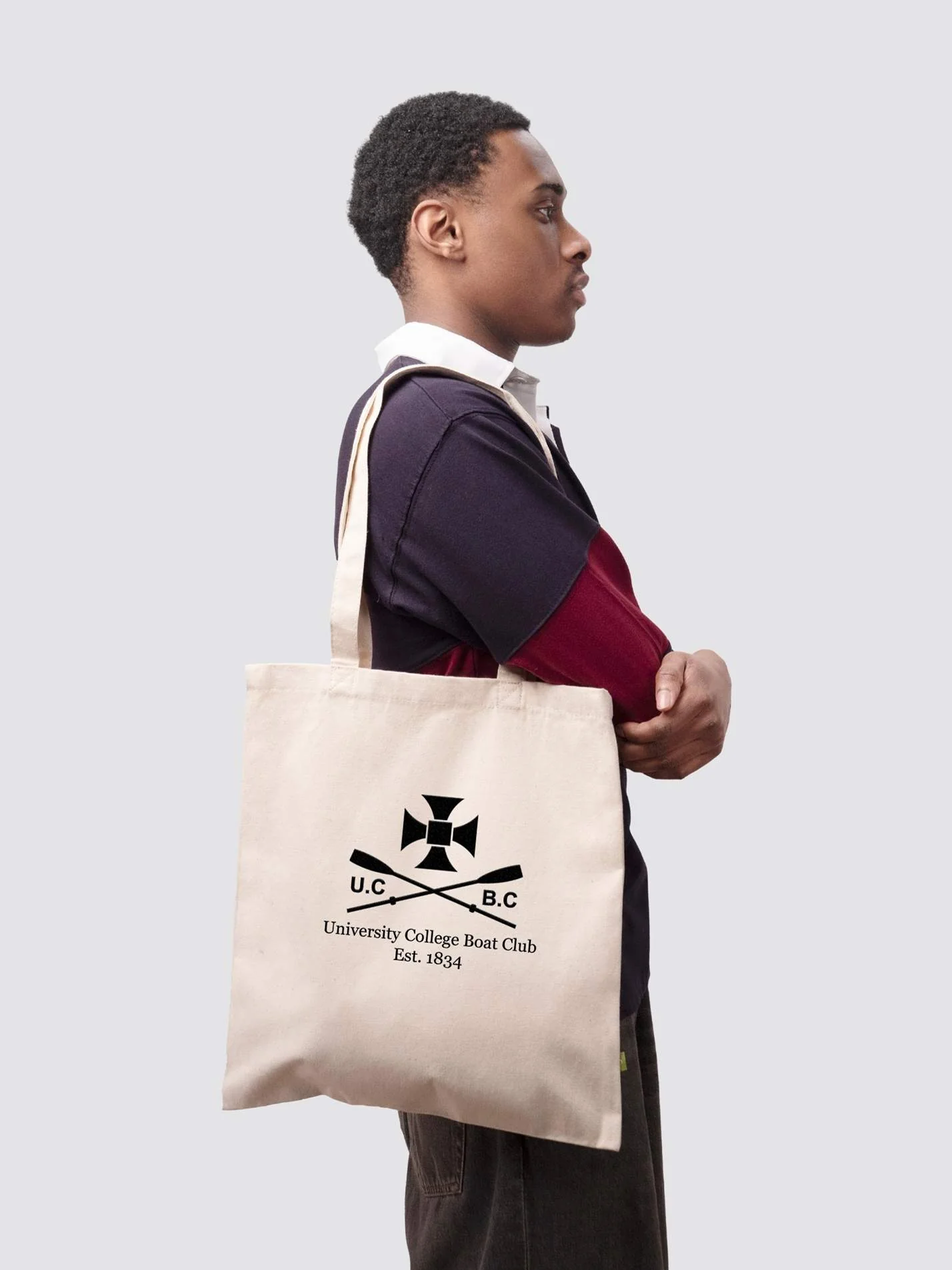 University College Boat Club - Durham Organic Cotton Printed Tote Bag
