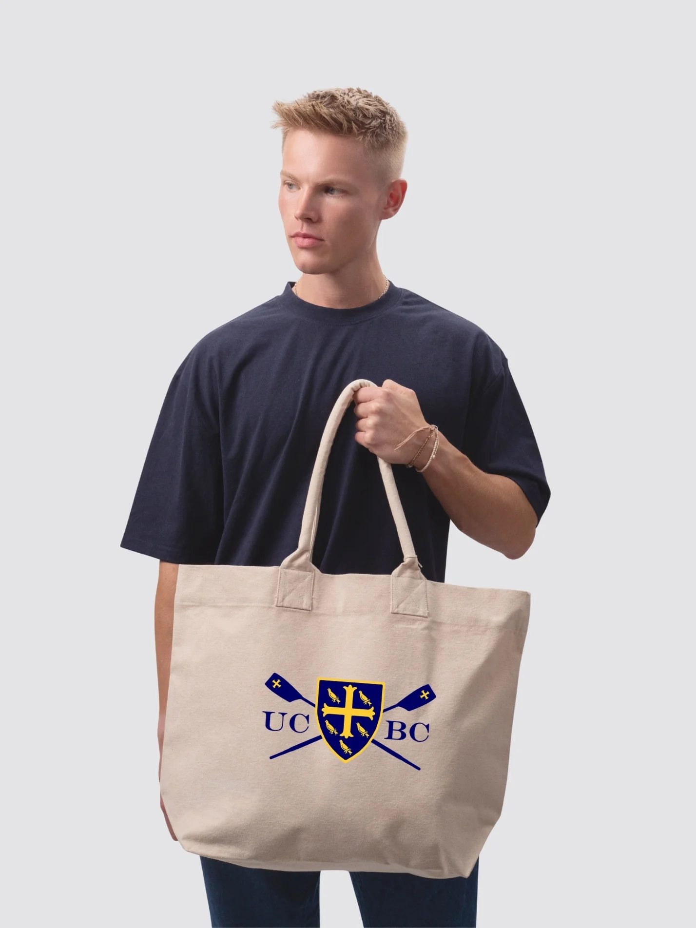 University College Boat Club, Oxford Cotton Canvas Printed Shopper Bag