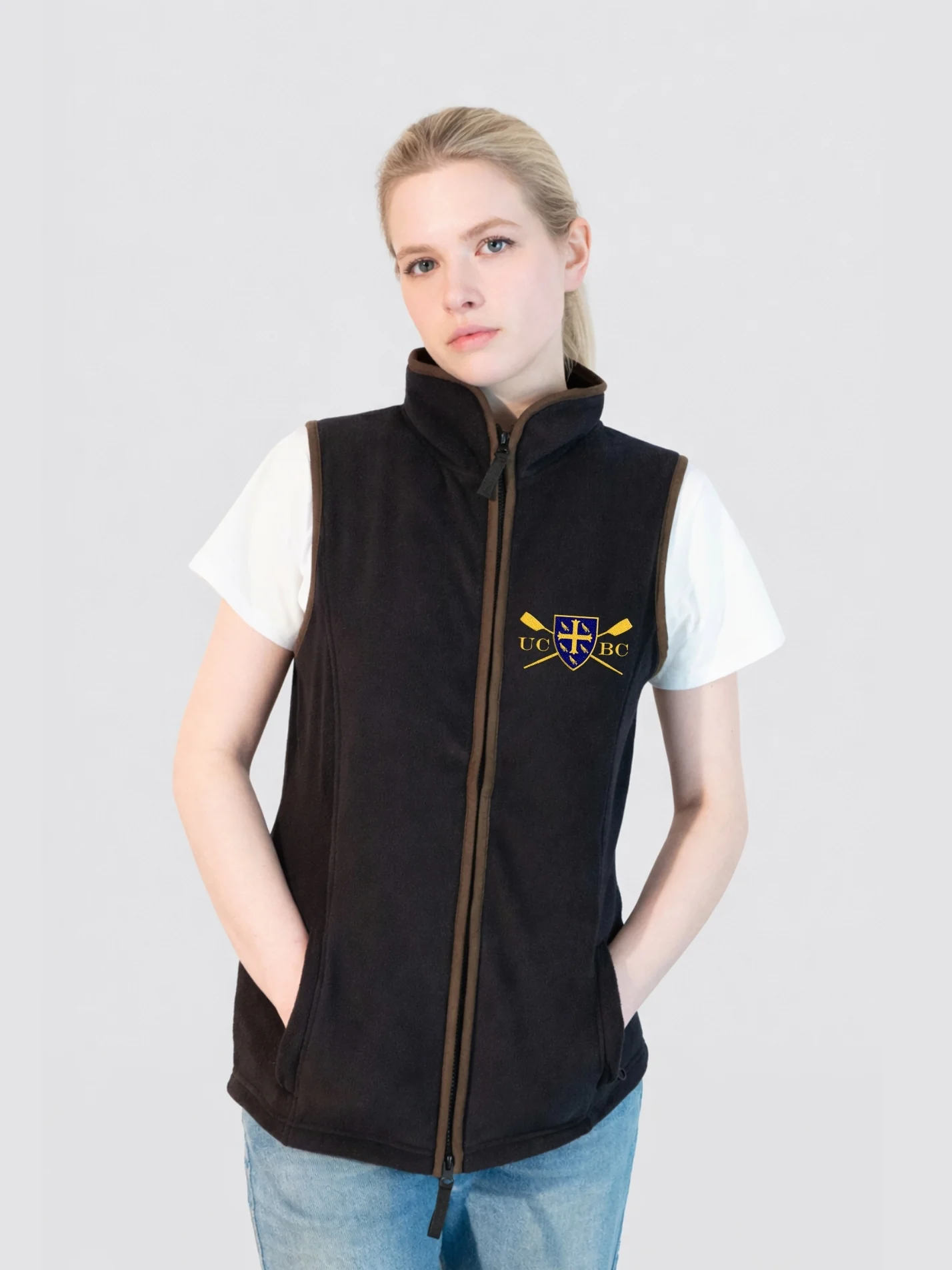 University College Boat Club, Oxford Ladies Heritage Gilet Fleece - Image 3