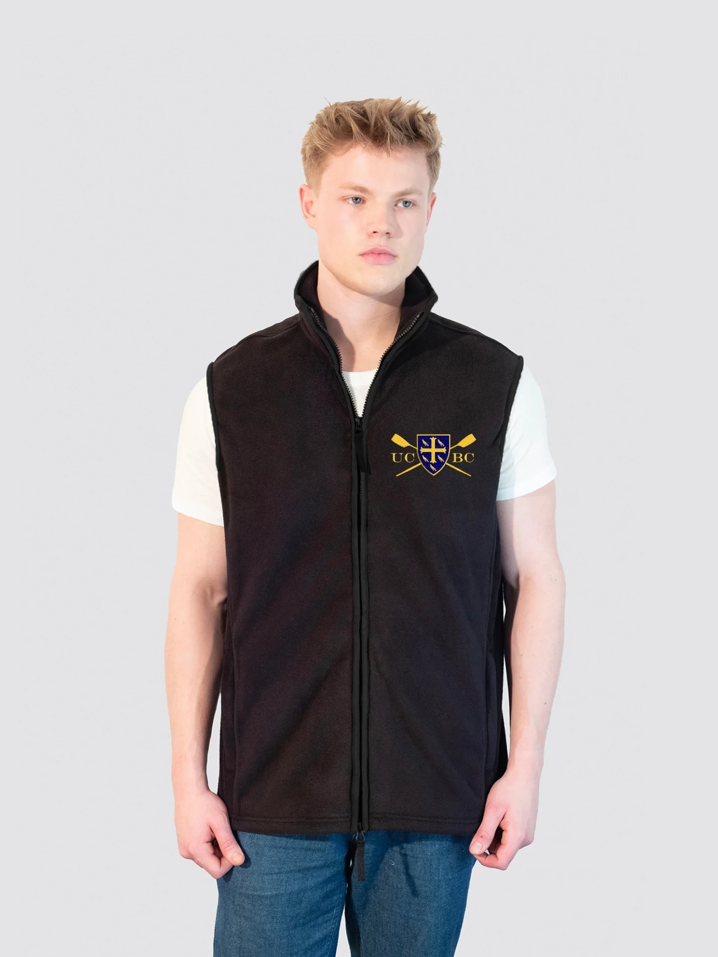 University College Boat Club, Oxford Men's Heritage Gilet Fleece - Image 5