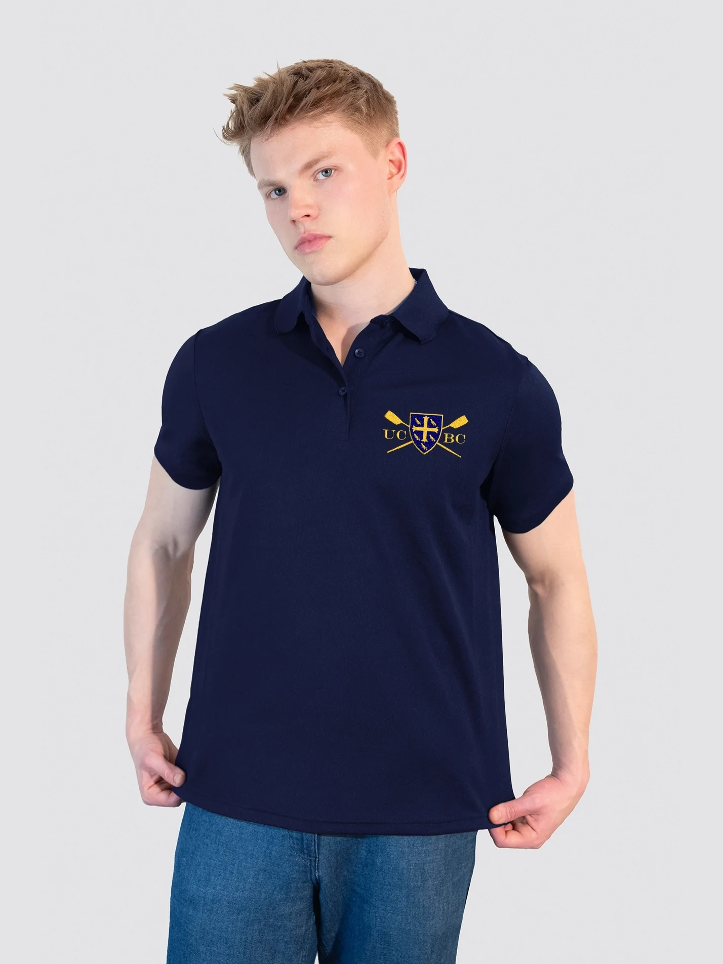 University College Boat Club, Oxford Sustainable Men's Polo Shirt - Image 3