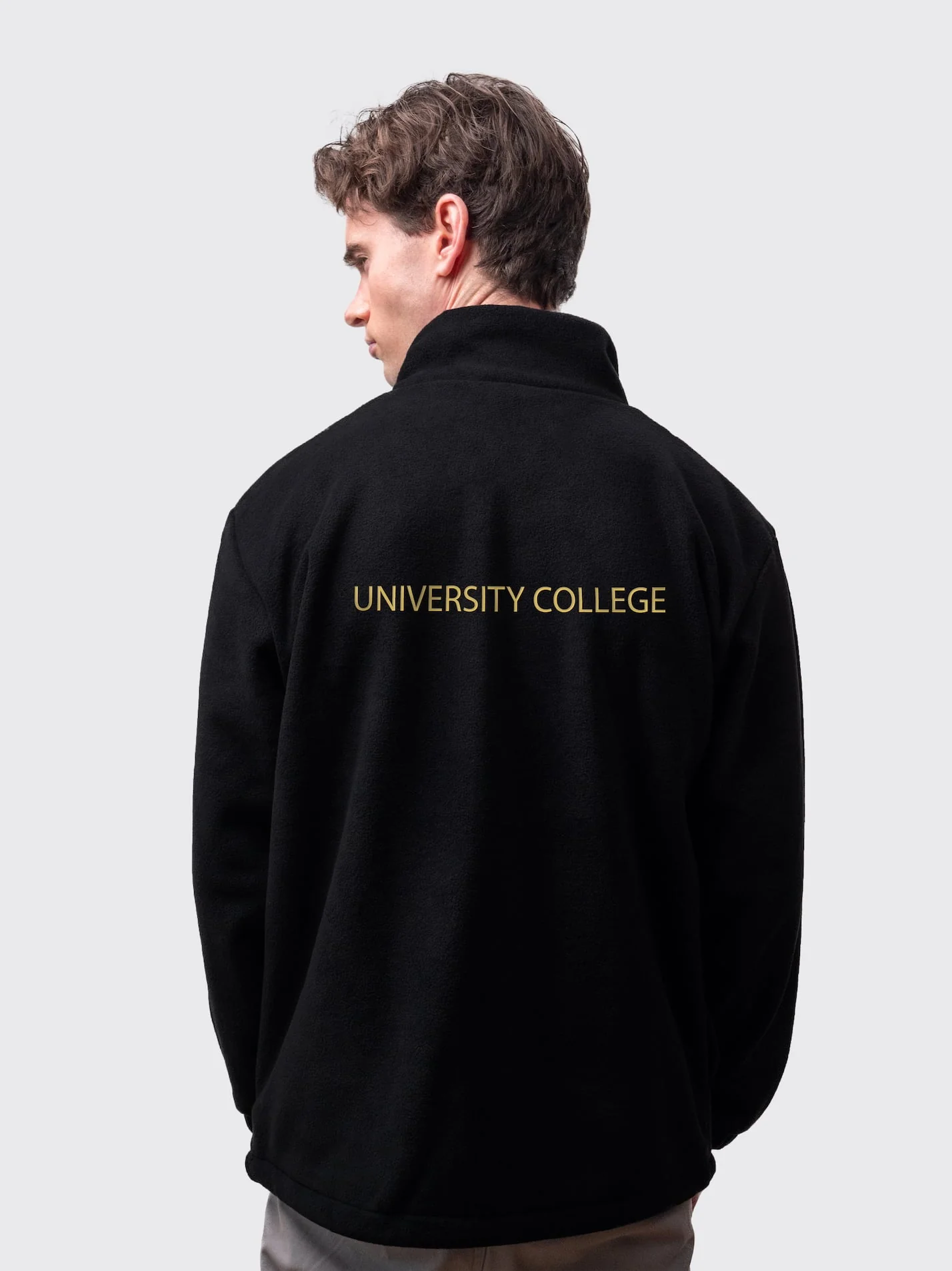 University College Durham Unisex 1/4 Zip Fleece - Image 4