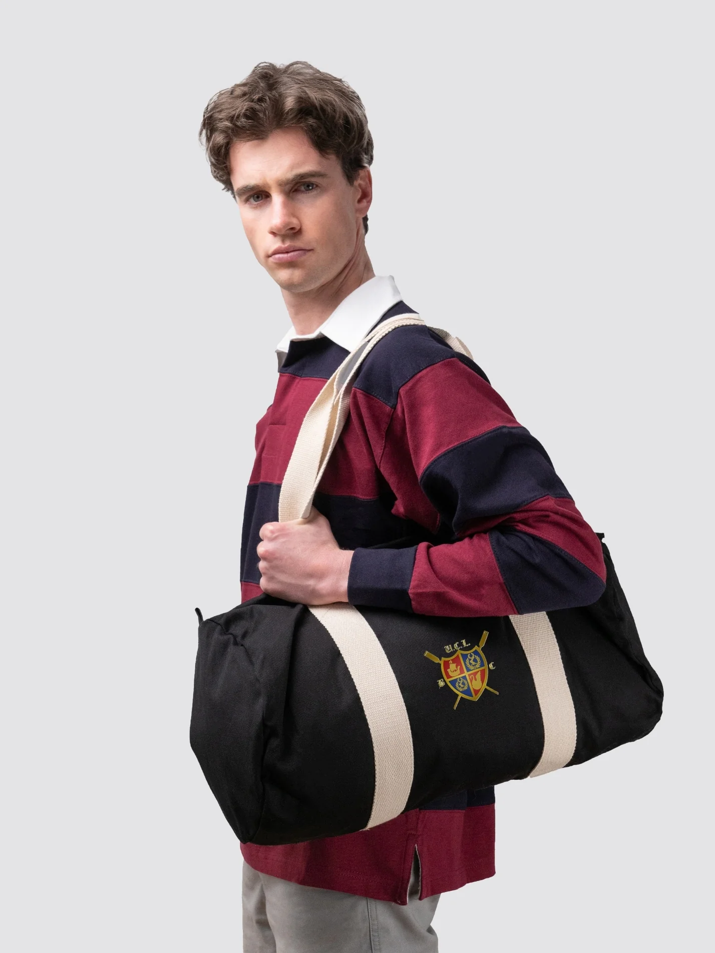 University College London Boat Club Organic Cotton Canvas Barrel Bag