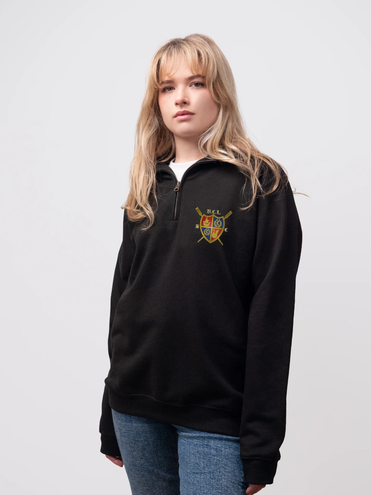 University College London Boat Club Unisex 1/4 Zip Sweatshirt