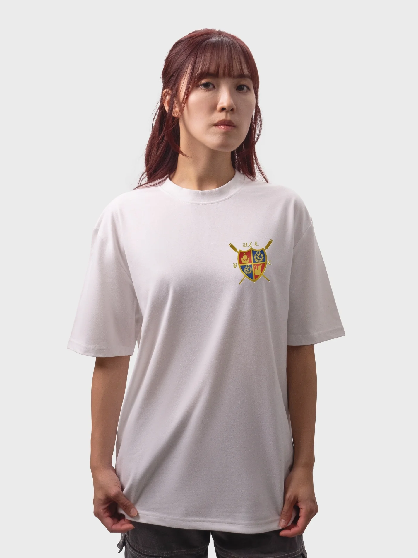 University College London Boat Club Unisex Heavy Oversized T-Shirt - Image 3