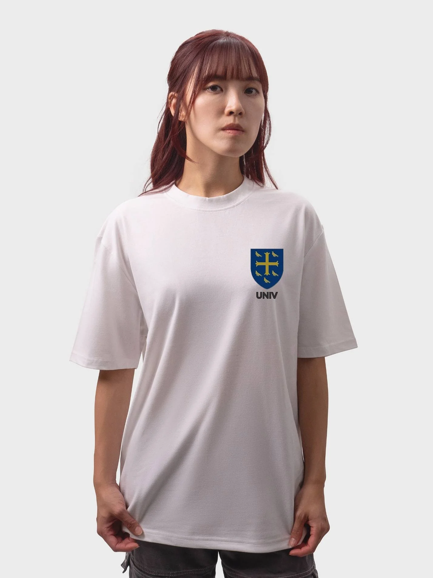 University College Oxford Unisex Heavy Oversized T-Shirt - Image 4