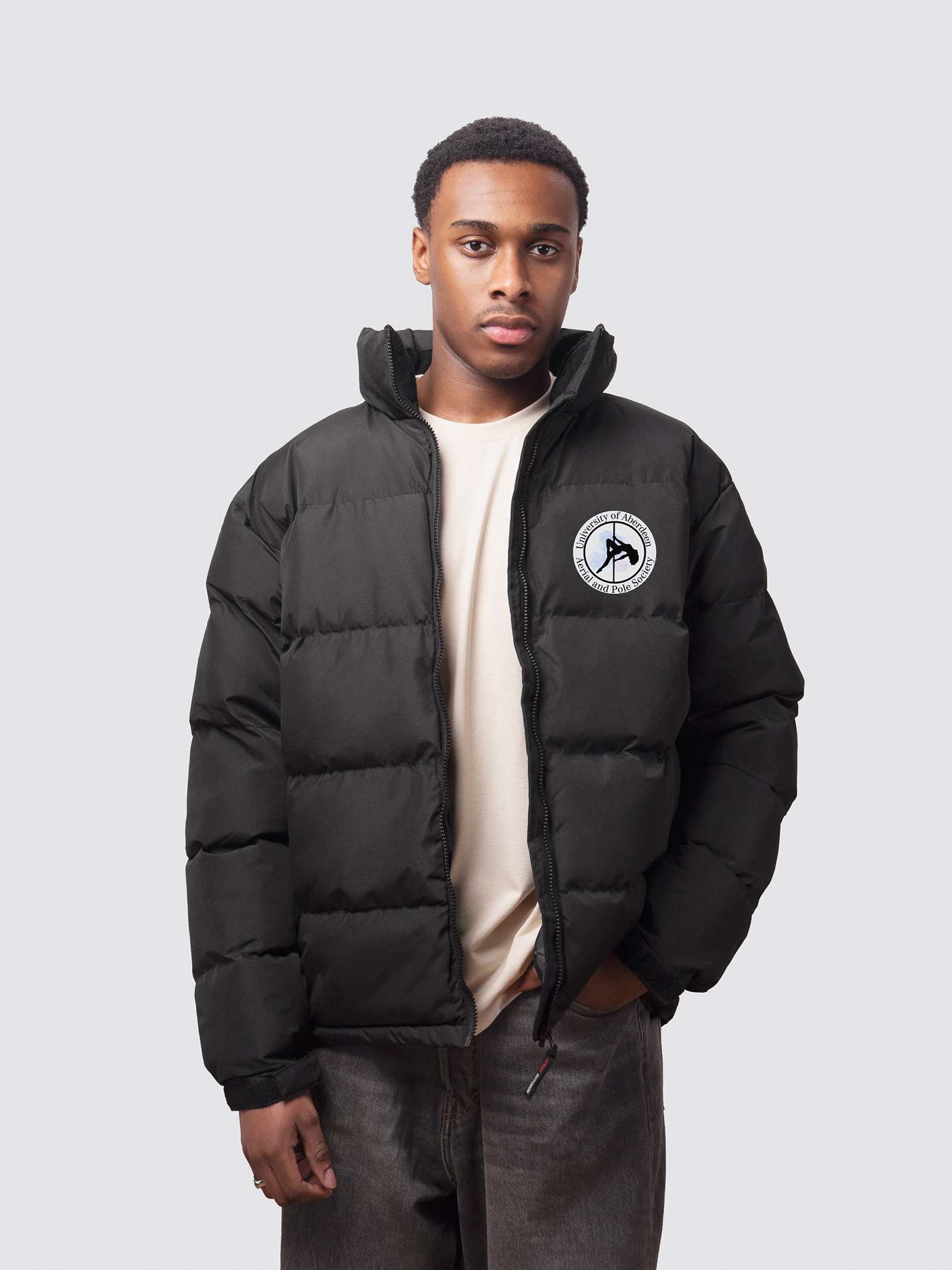 University of Aberdeen Aerial and Pole Society Men's Puffer Jacket