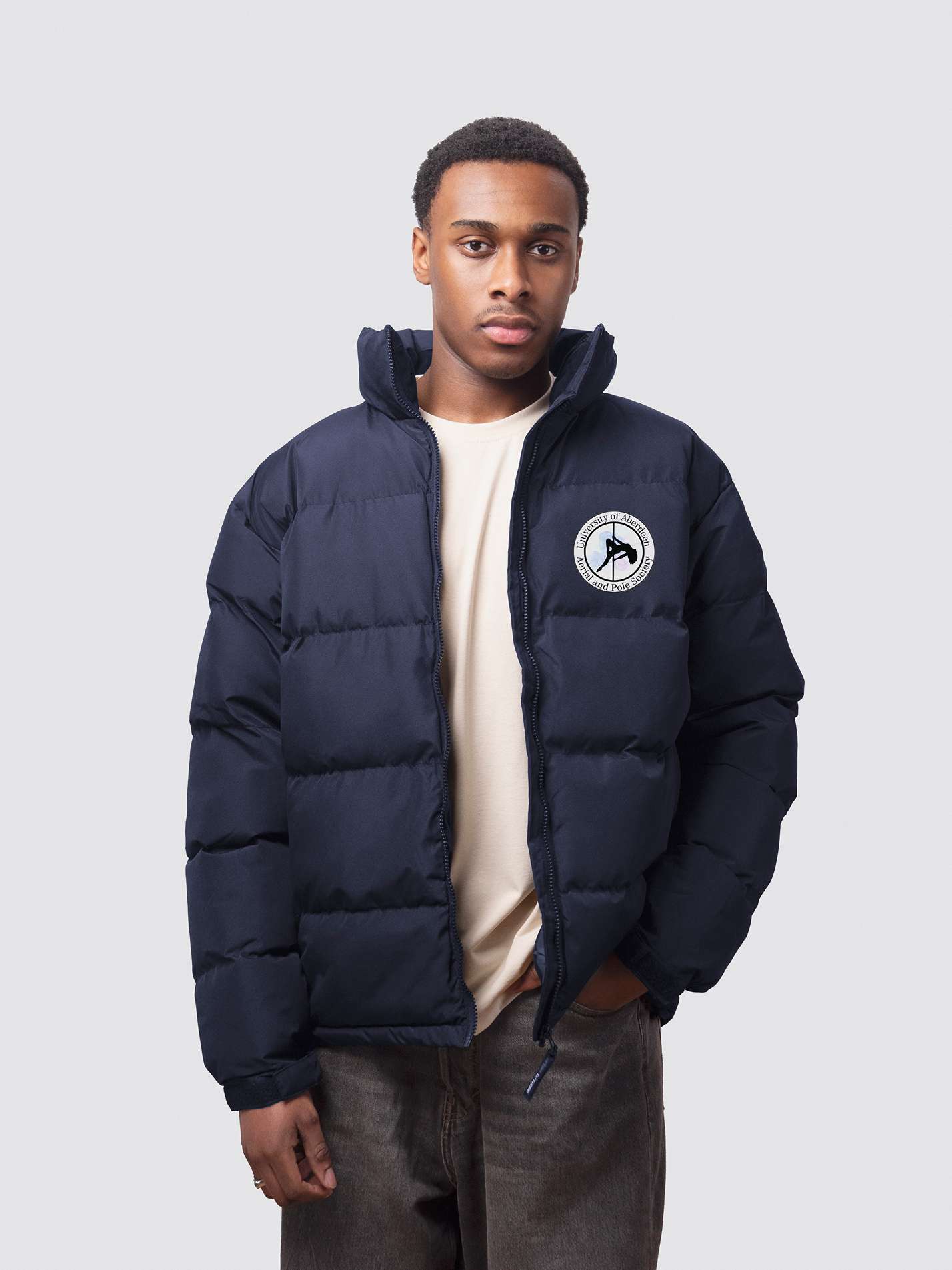 University of Aberdeen Aerial and Pole Society Men's Puffer Jacket - Image 3