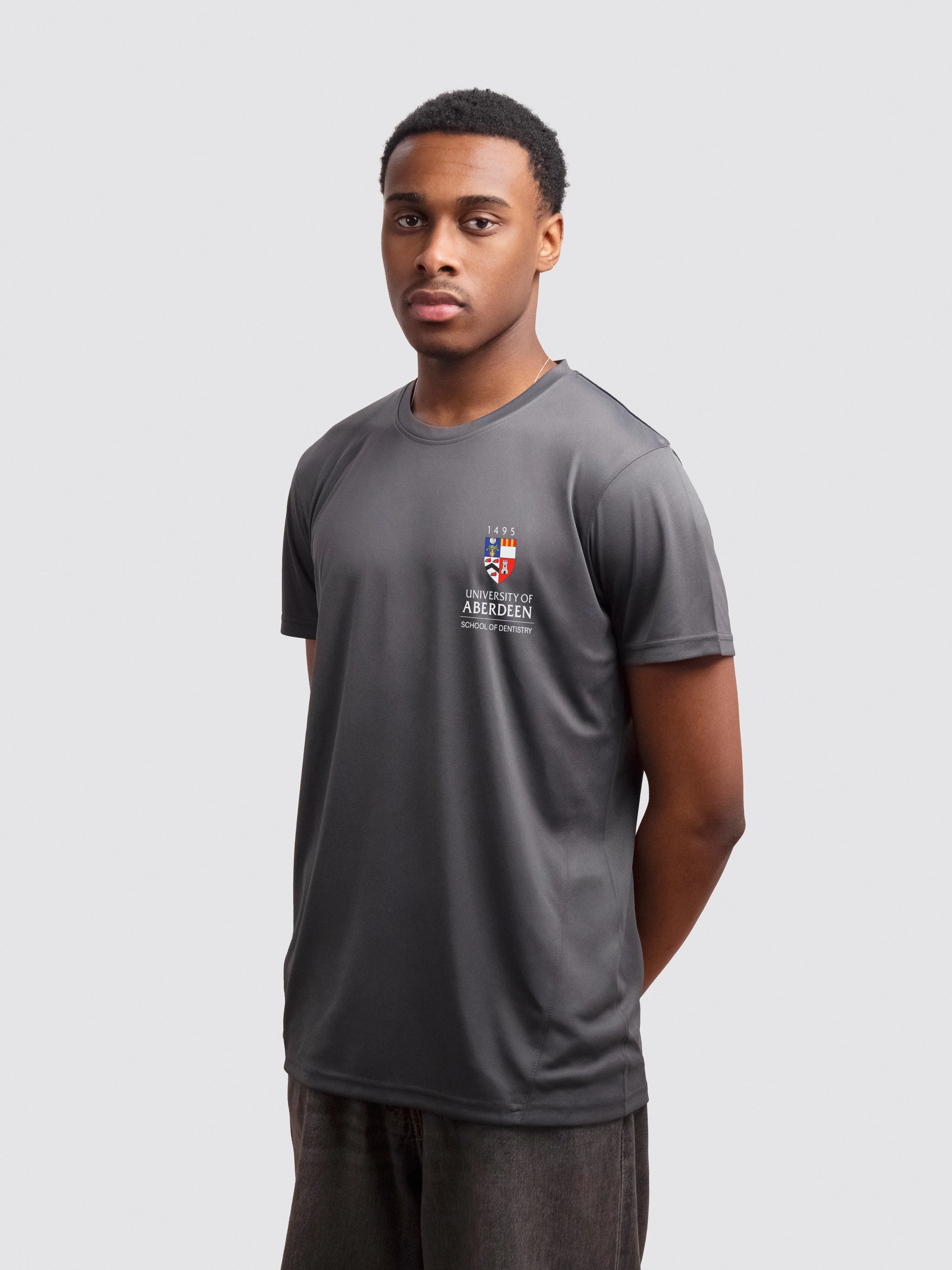 University of Aberdeen School of Dentistry Sustainable Men's Performance T-Shirt - Image 4