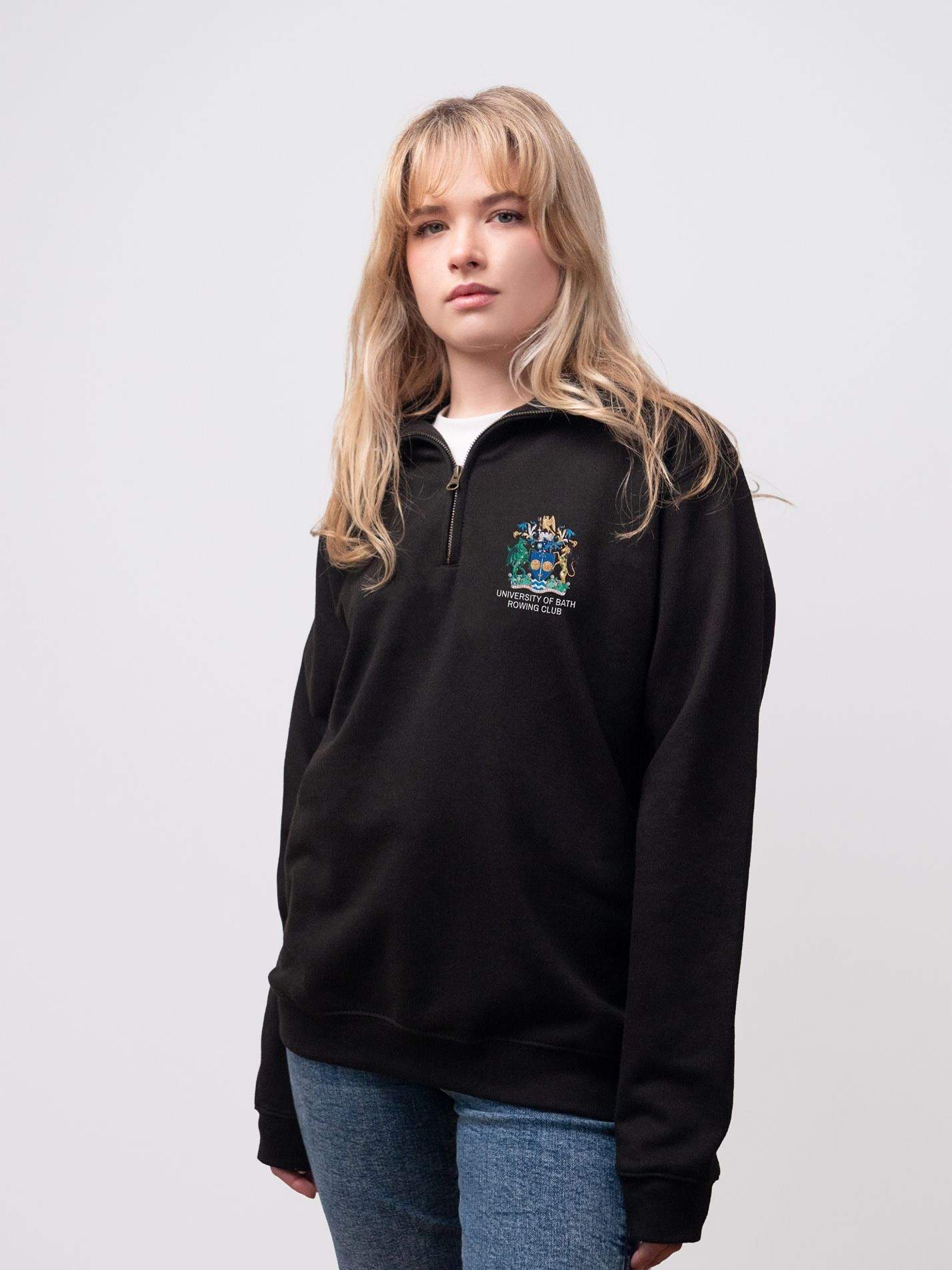 University of Bath Rowing Club Unisex 1/4 Zip Sweatshirt
