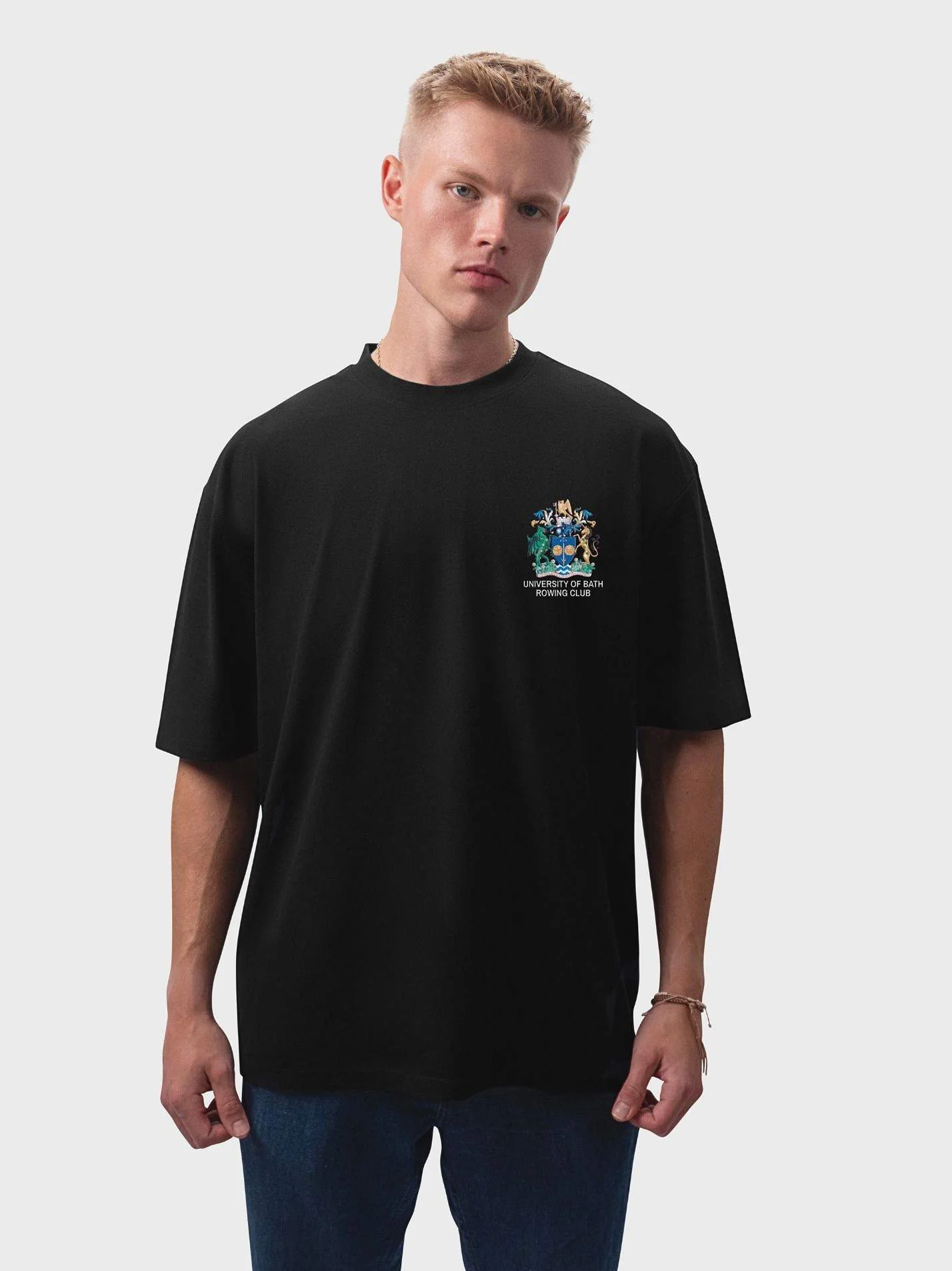 University of Bath Rowing Club Unisex Heavy Oversized T-Shirt