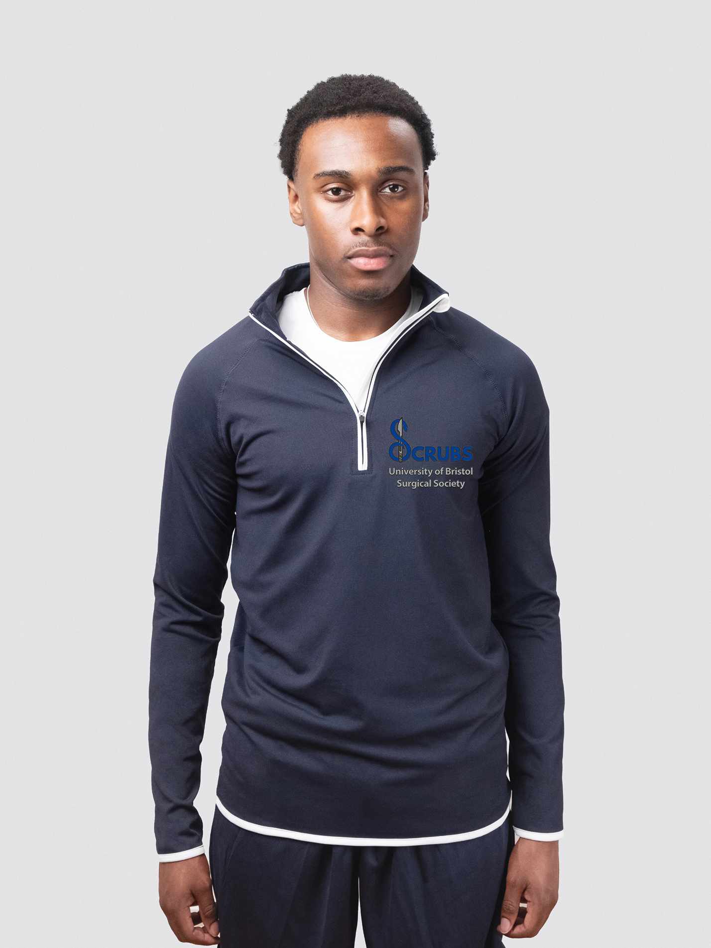 University of Bristol Surgical Society Men's Performance 1/4 Zip Sweatshirt