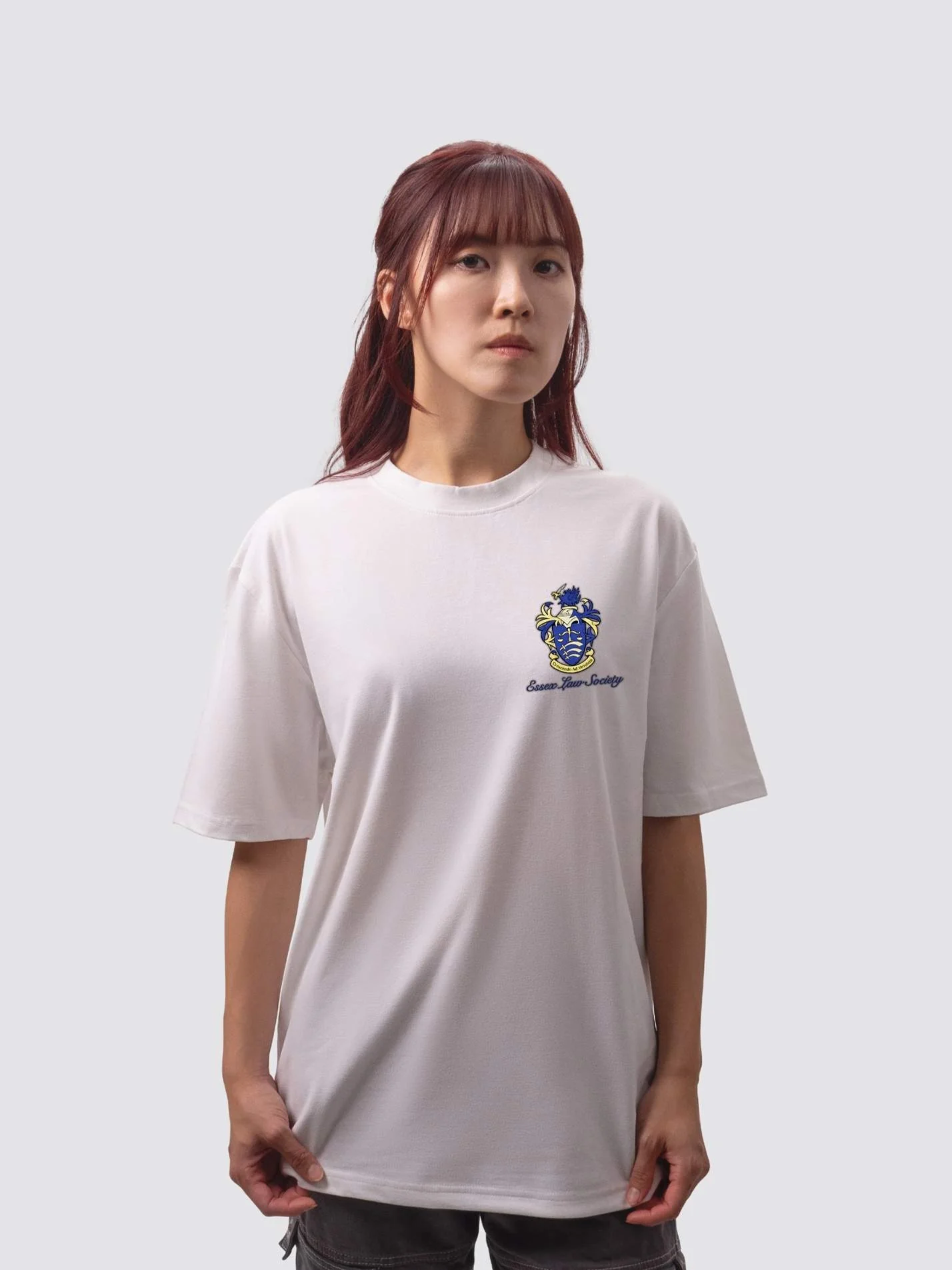 University of Essex Law Society Unisex Heavy Oversized T-Shirt - Image 4