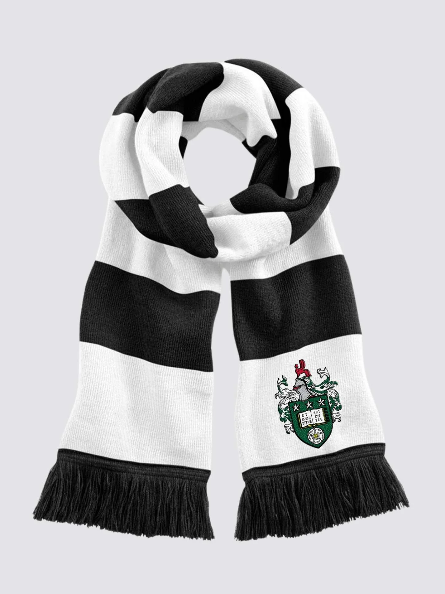 University of Leeds Handball Striped Scarf