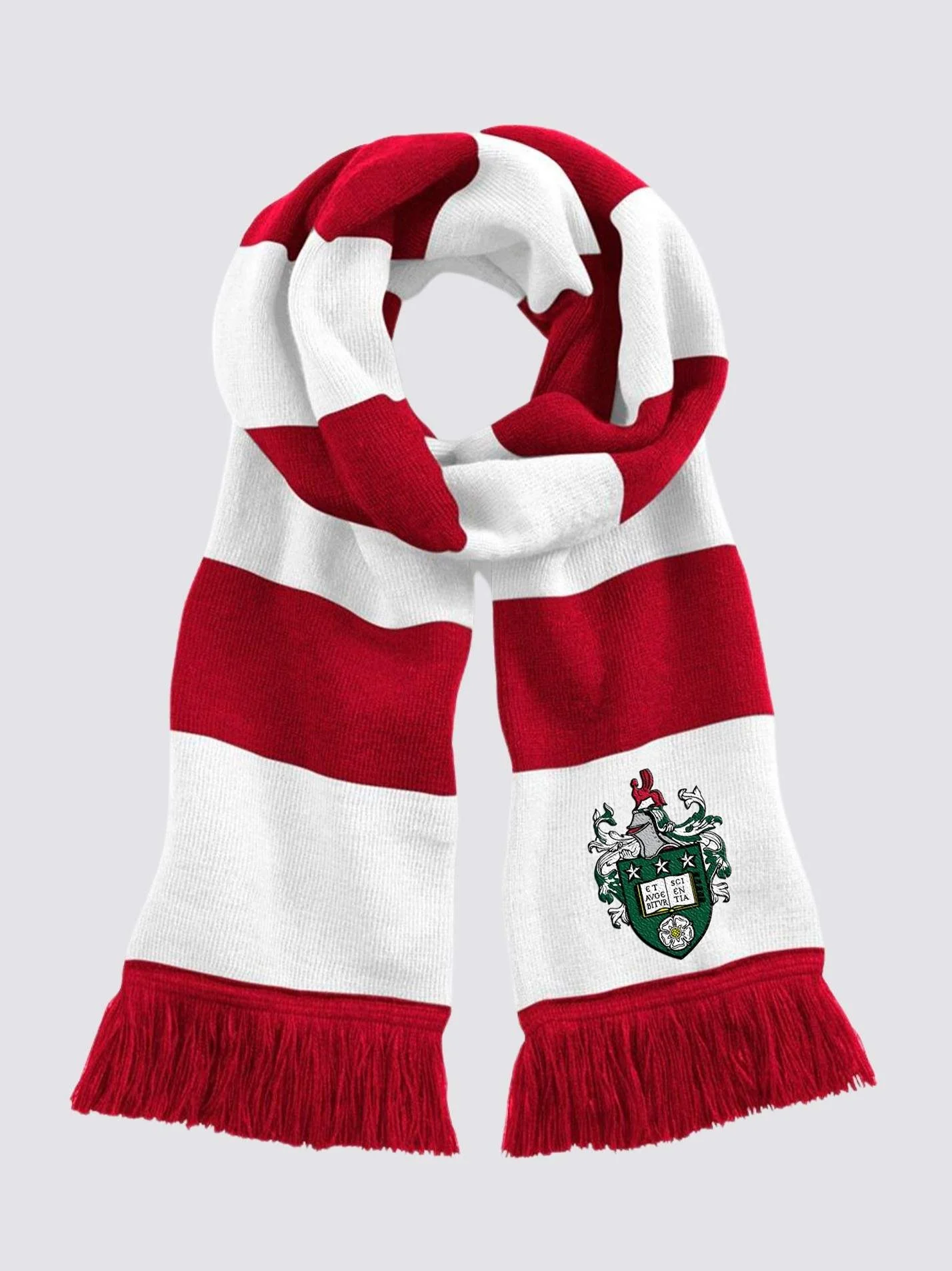 University of Leeds Handball Striped Scarf - Image 3