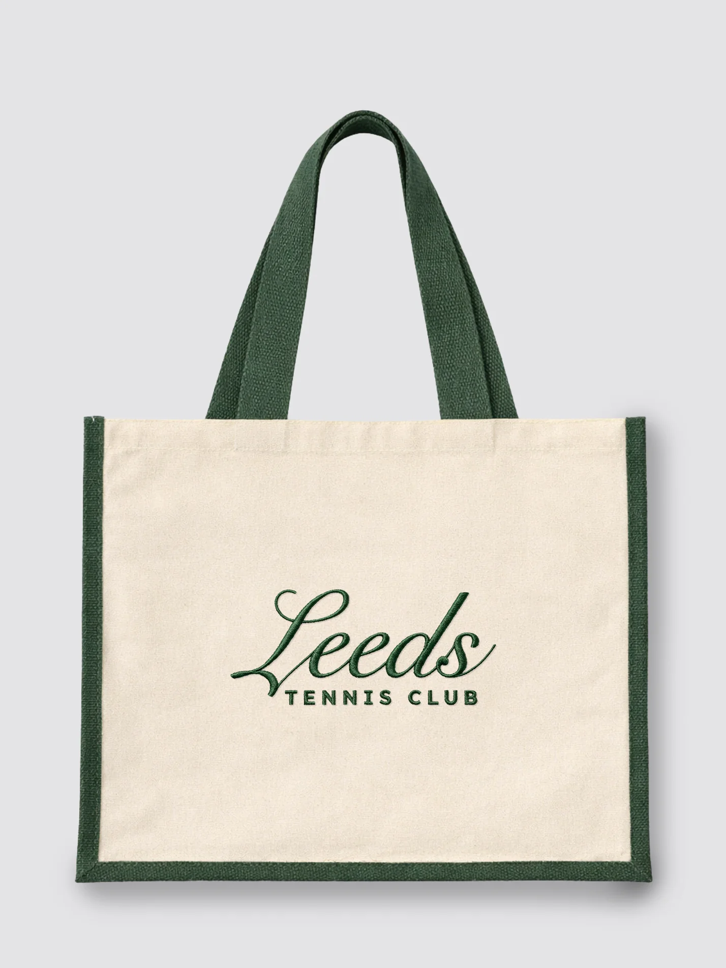 University of Leeds Tennis Club Heritage Jute Canvas Shopper - Image 3