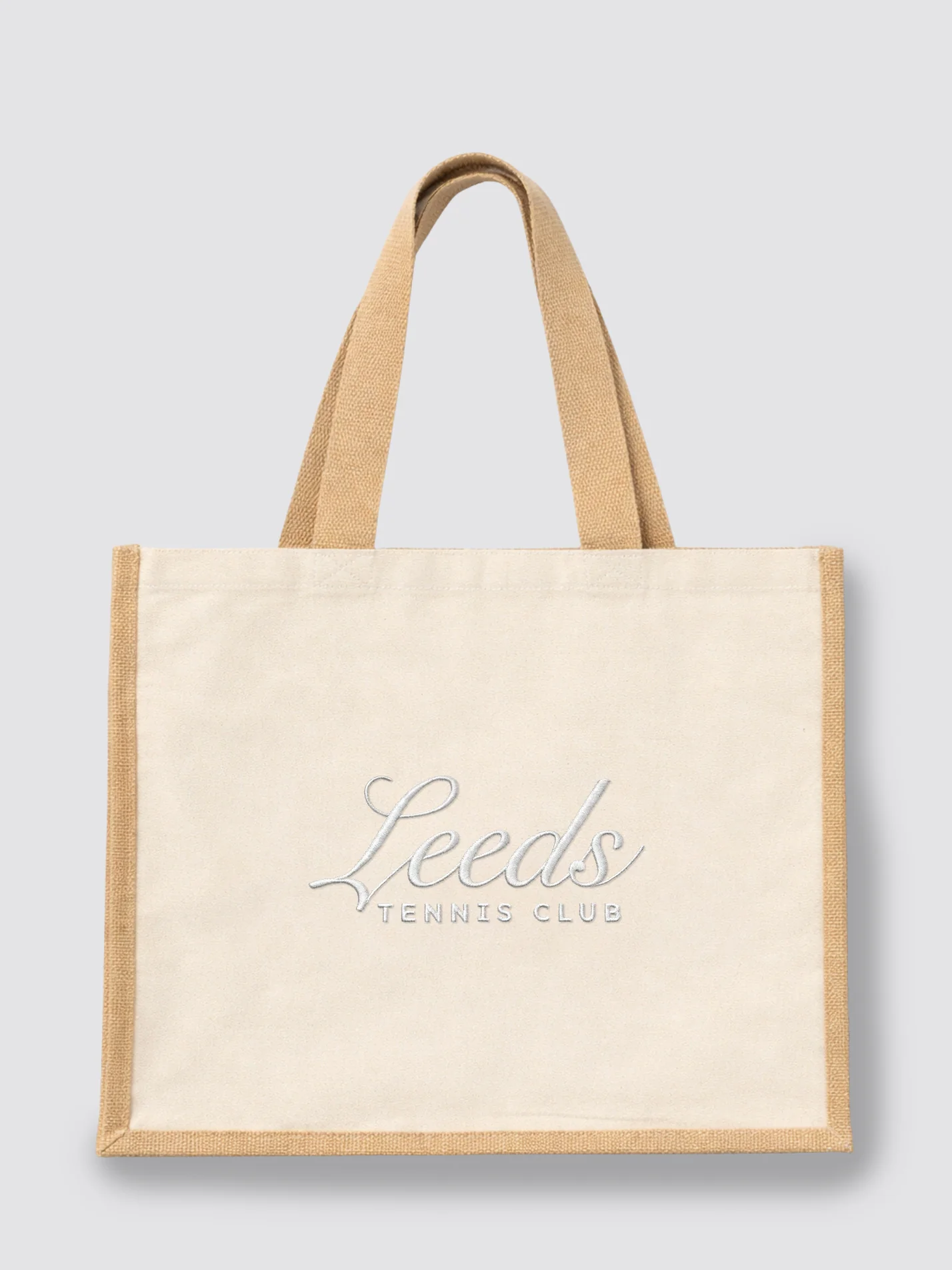 University of Leeds Tennis Club Heritage Jute Canvas Shopper - Image 4