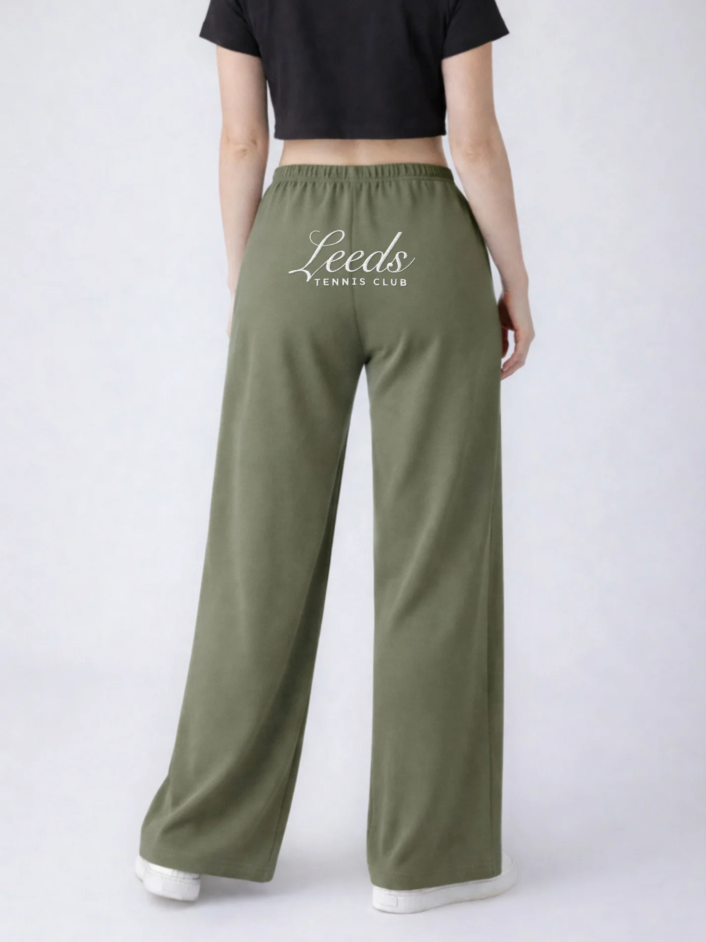University of Leeds Tennis Club Heritage Ladies Wide Leg Jogger - Image 2