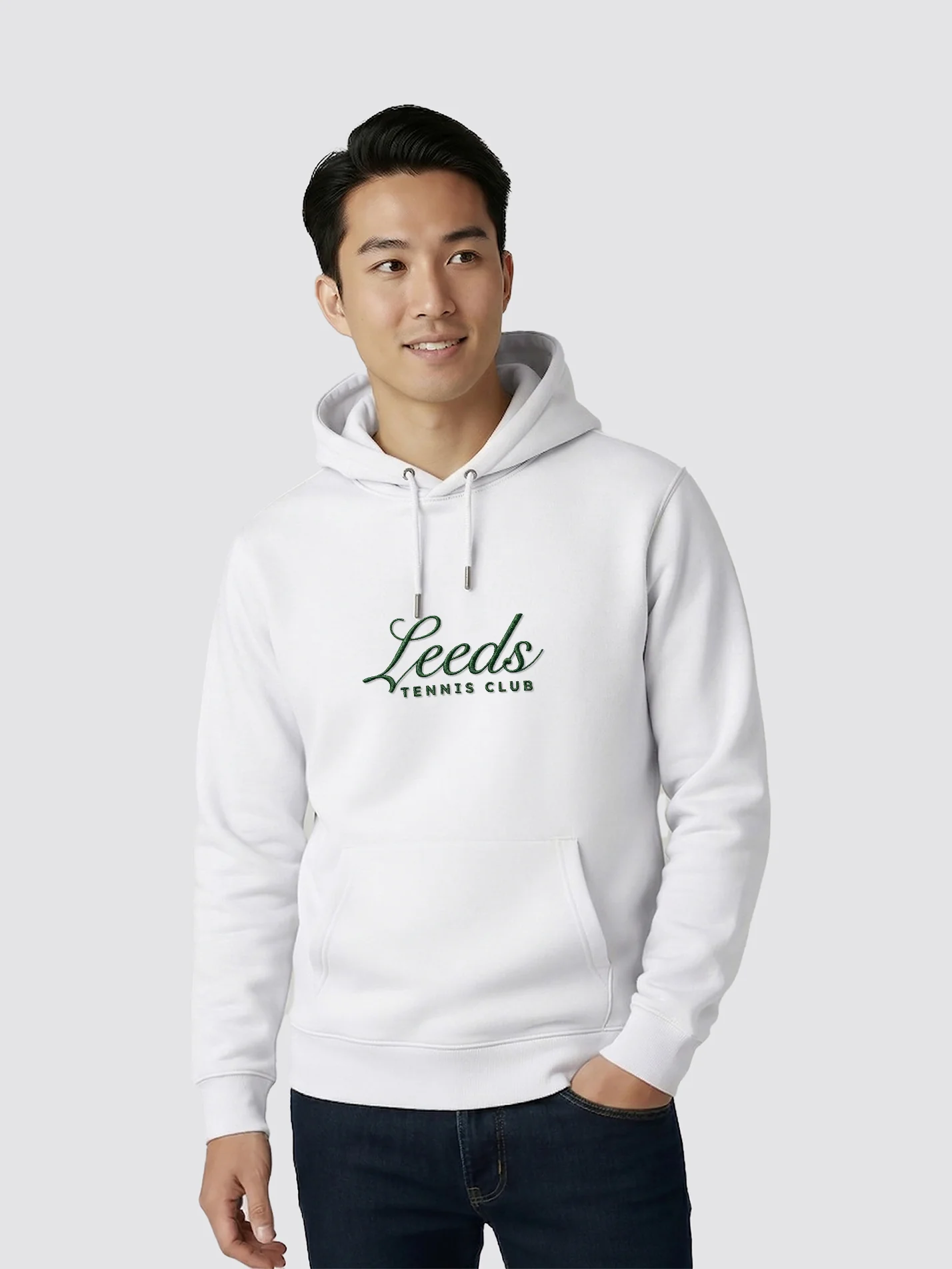 University of Leeds Tennis Club Heritage Unisex Heavyweight Hoodie - Image 2