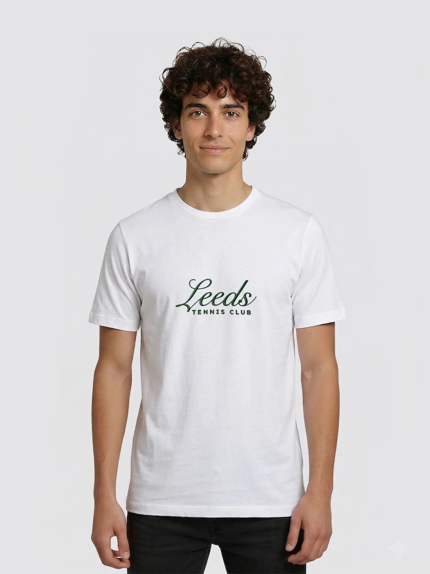 University of Leeds Tennis Club Heritage Unisex Heavyweight T-Shirt - Image 2