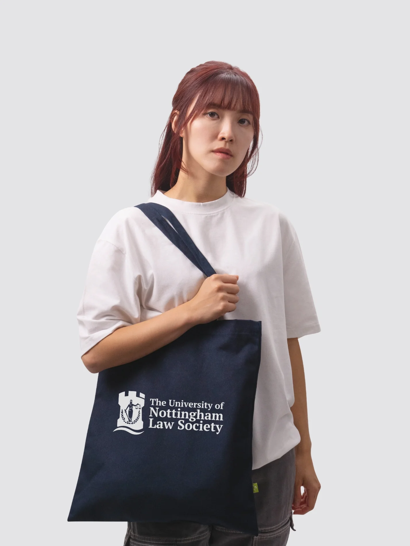 University of Nottingham Law Society Organic Cotton Printed Tote Bag - Image 2