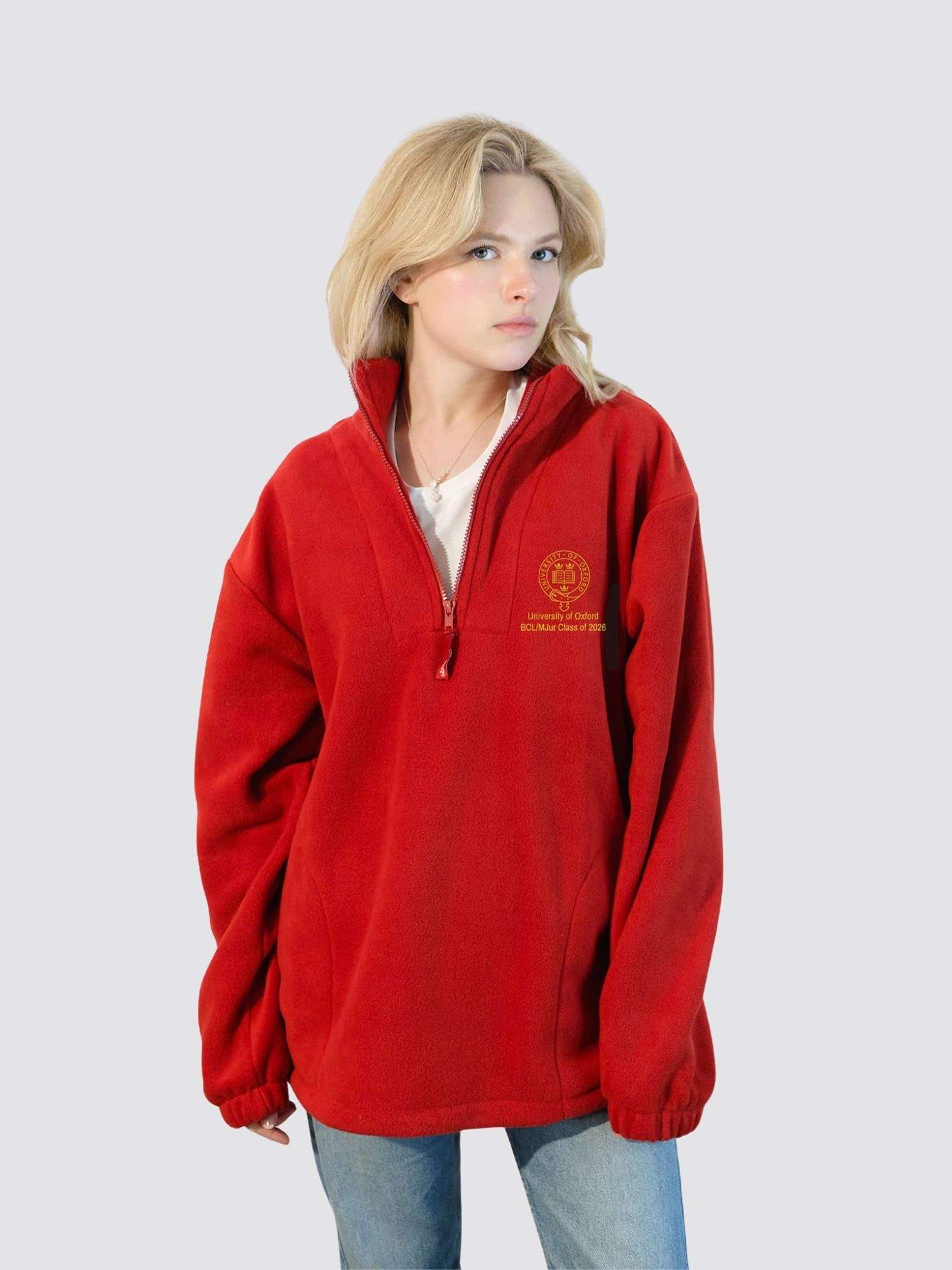 University of Oxford - BCL/MJur Class of 2026 Unisex 1/4 Zip Fleece - Image 6