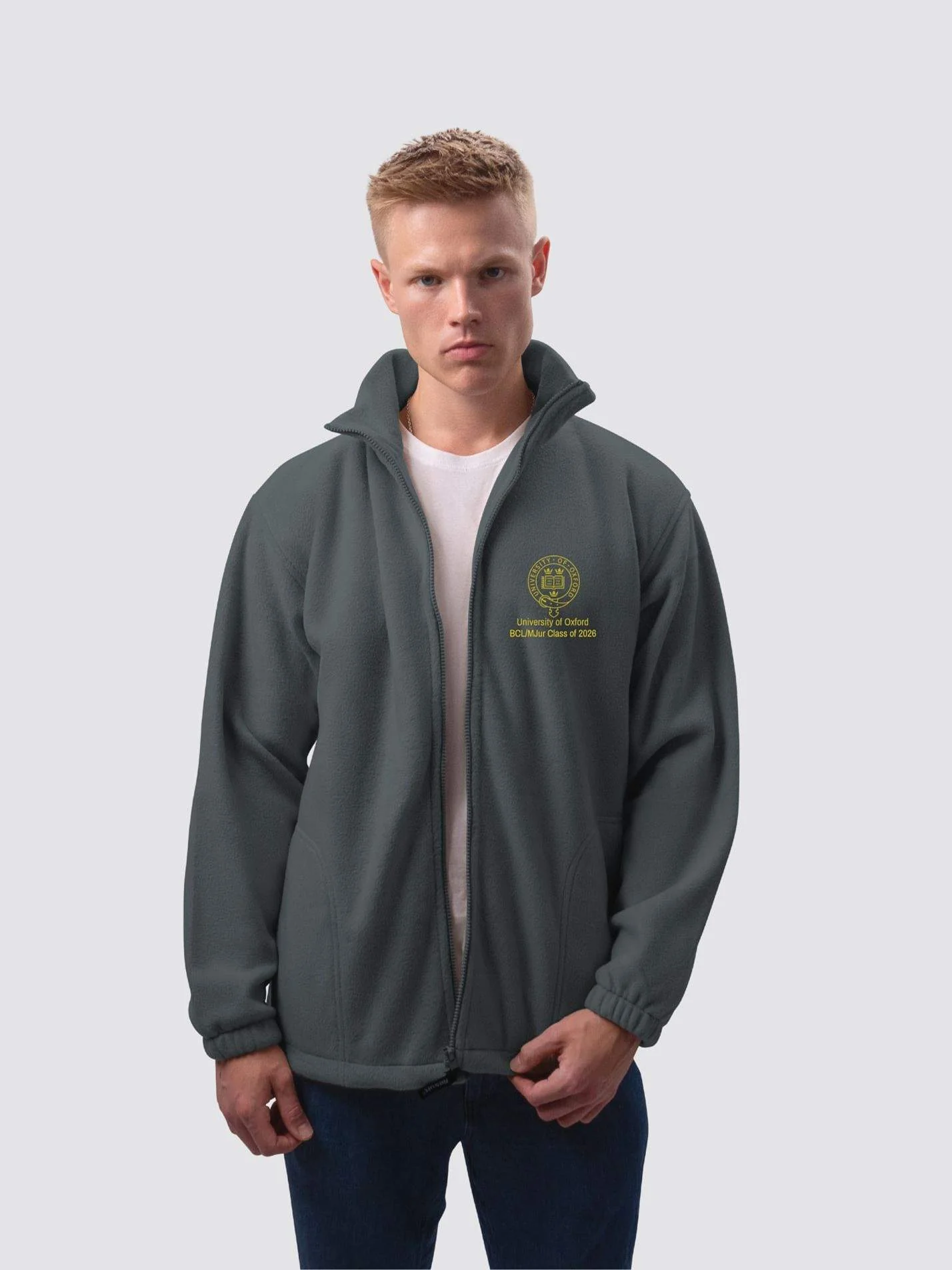 University of Oxford - BCL/MJur Class of 2026 Unisex Polar Full Zip Fleece - Image 8
